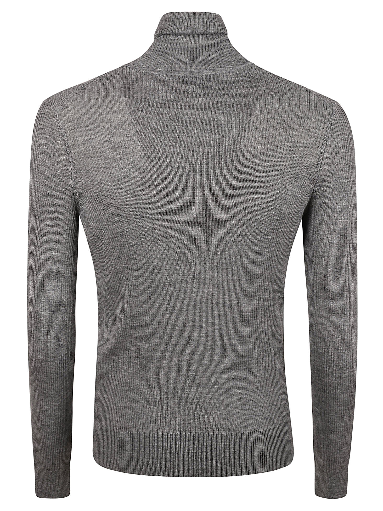 Shop Tom Ford Turtleneck Sweater In Grey