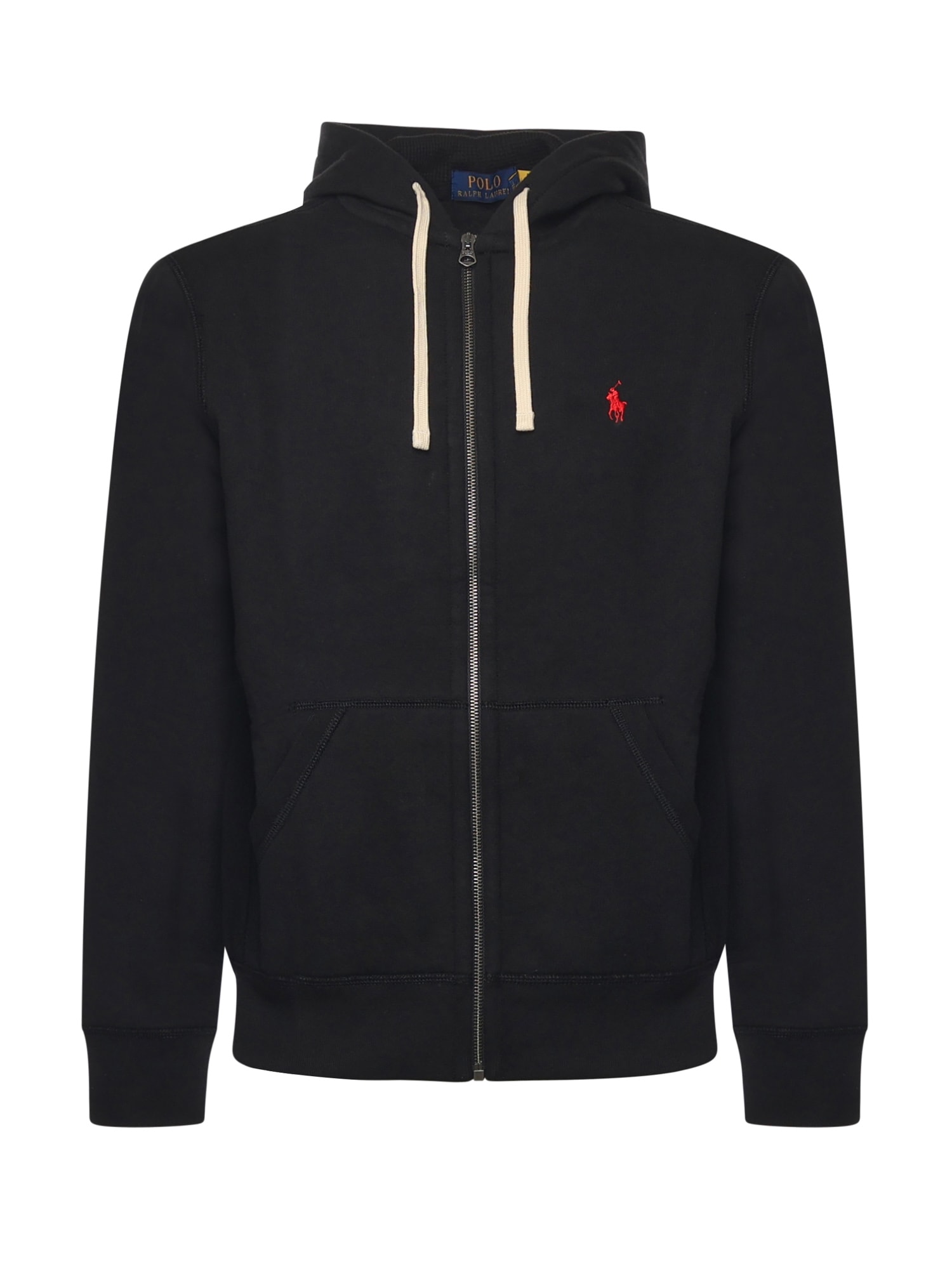 Ralph Lauren Cotton Sweatshirt In Black