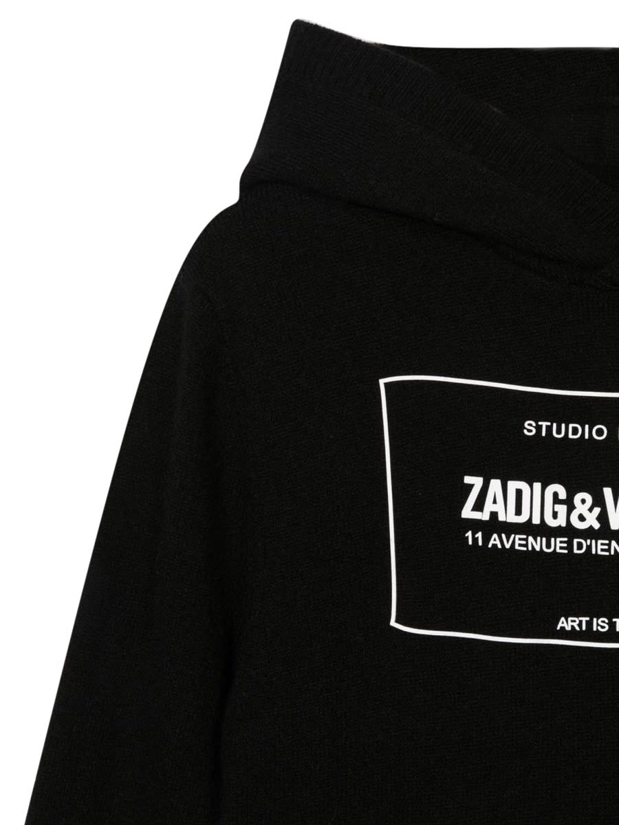 Shop Zadig &amp; Voltaire Hooded Pullover In Black