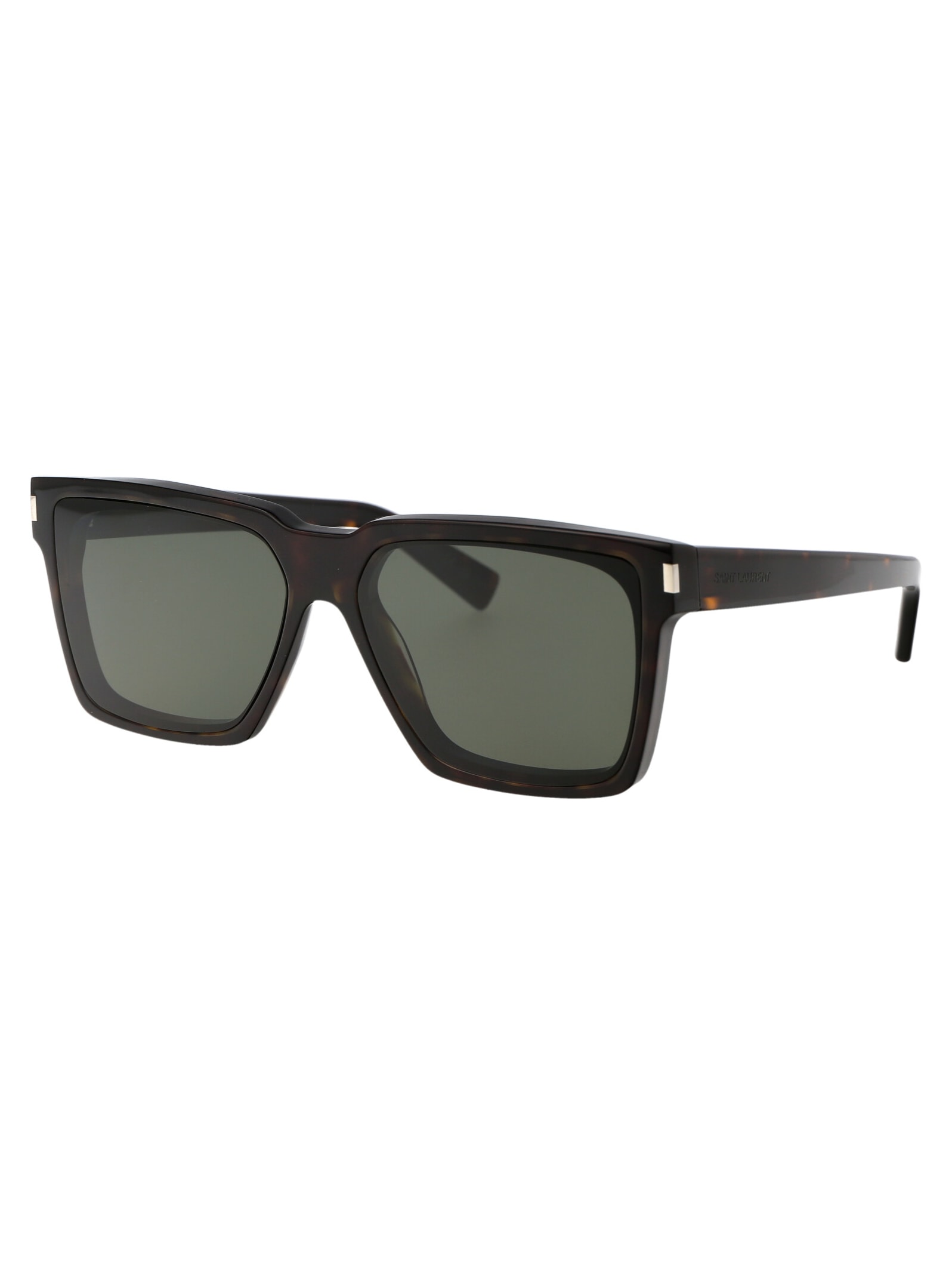 Saint Laurent Sl 610 Sunglasses In Gray
