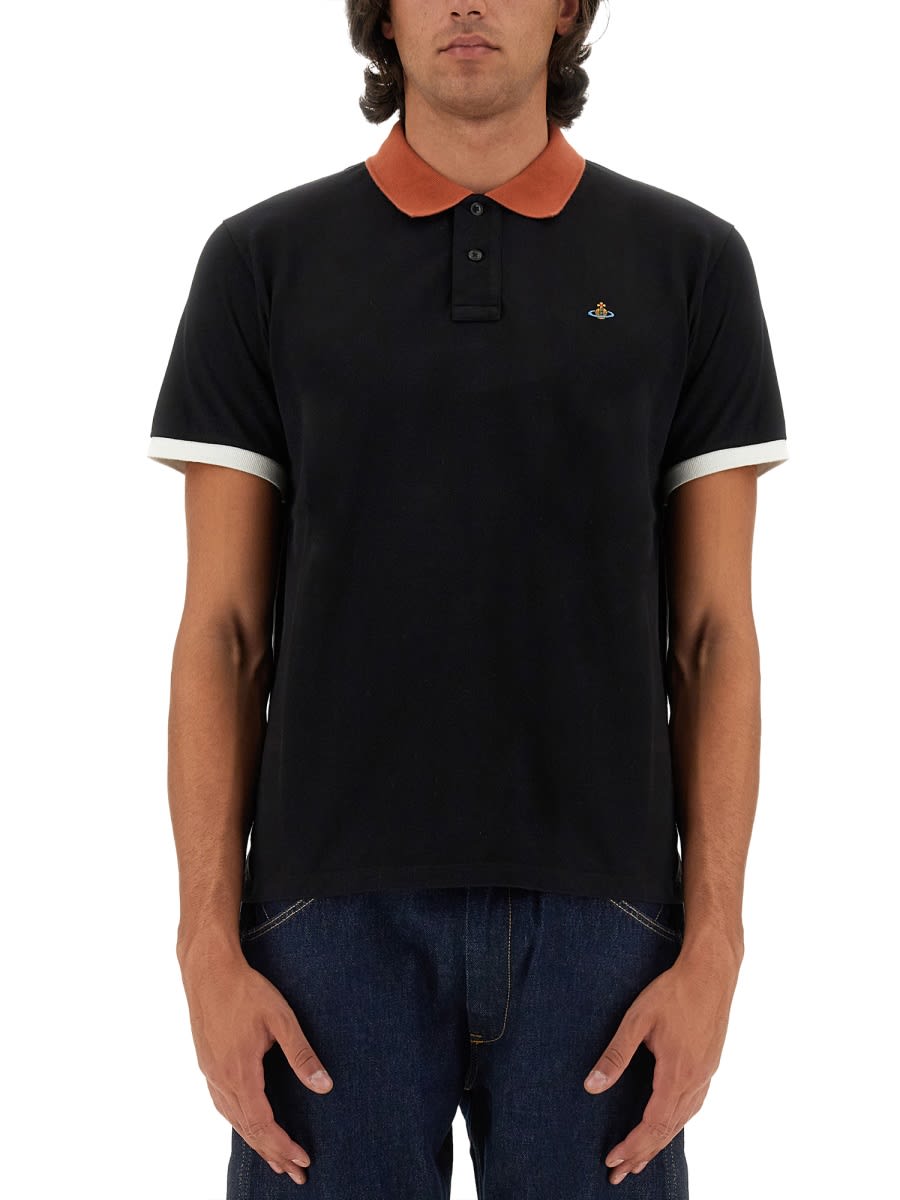 VIVIENNE WESTWOOD POLO WITH LOGO 