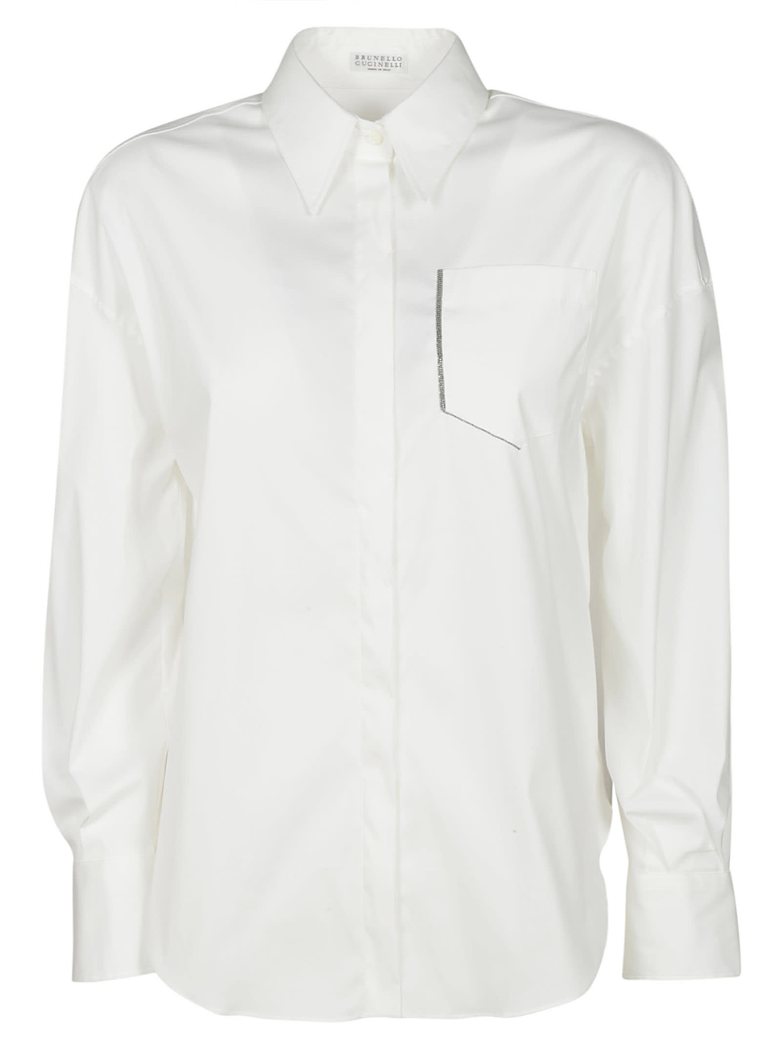 Brunello Cucinelli Log-sleeved Shirt