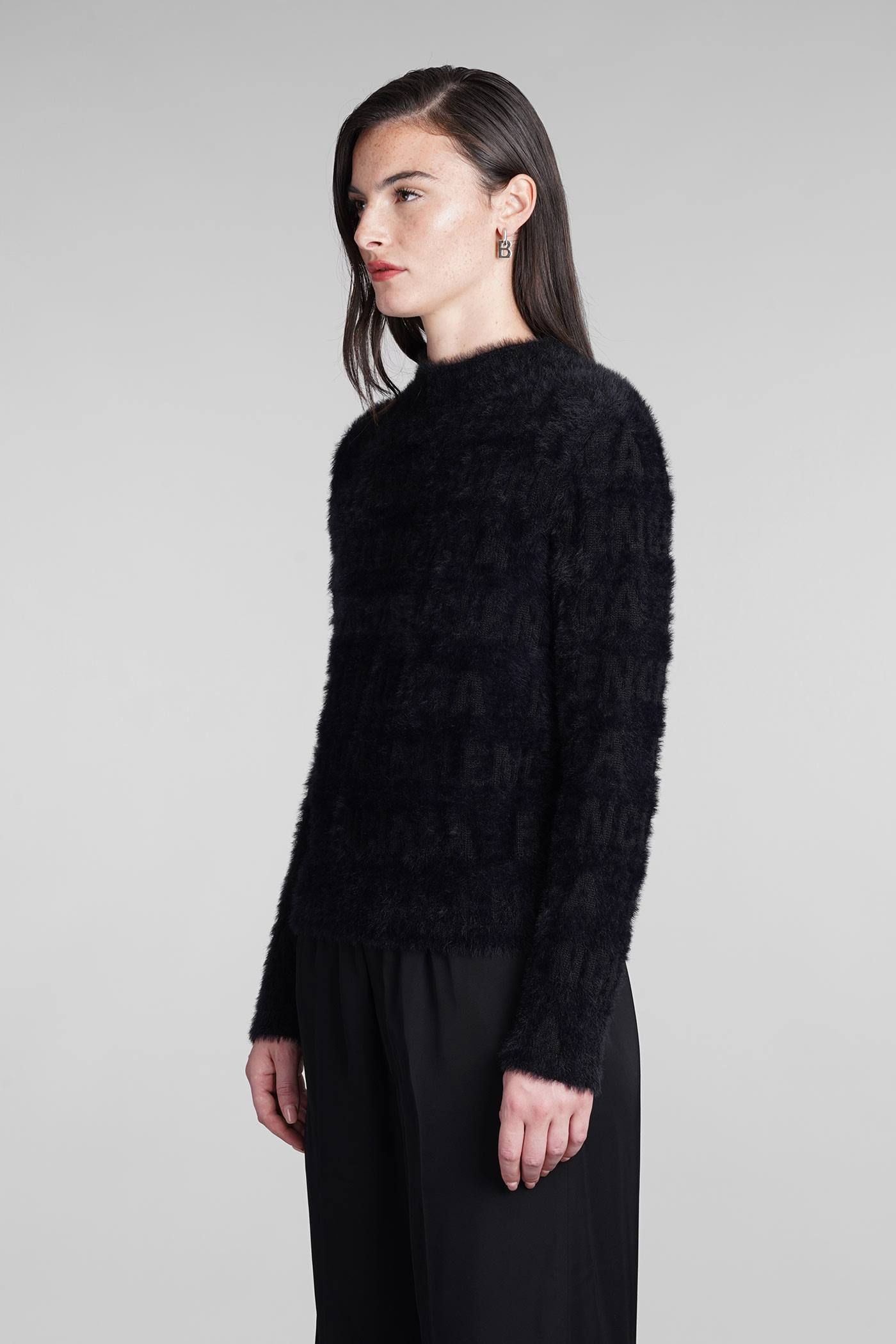 Shop Balenciaga Knitwear In Black Wool