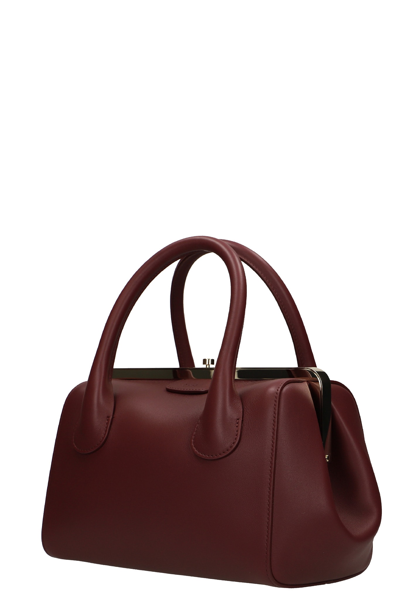 Chloé Joyce Hand Bag In Bordeaux Leather | ModeSens