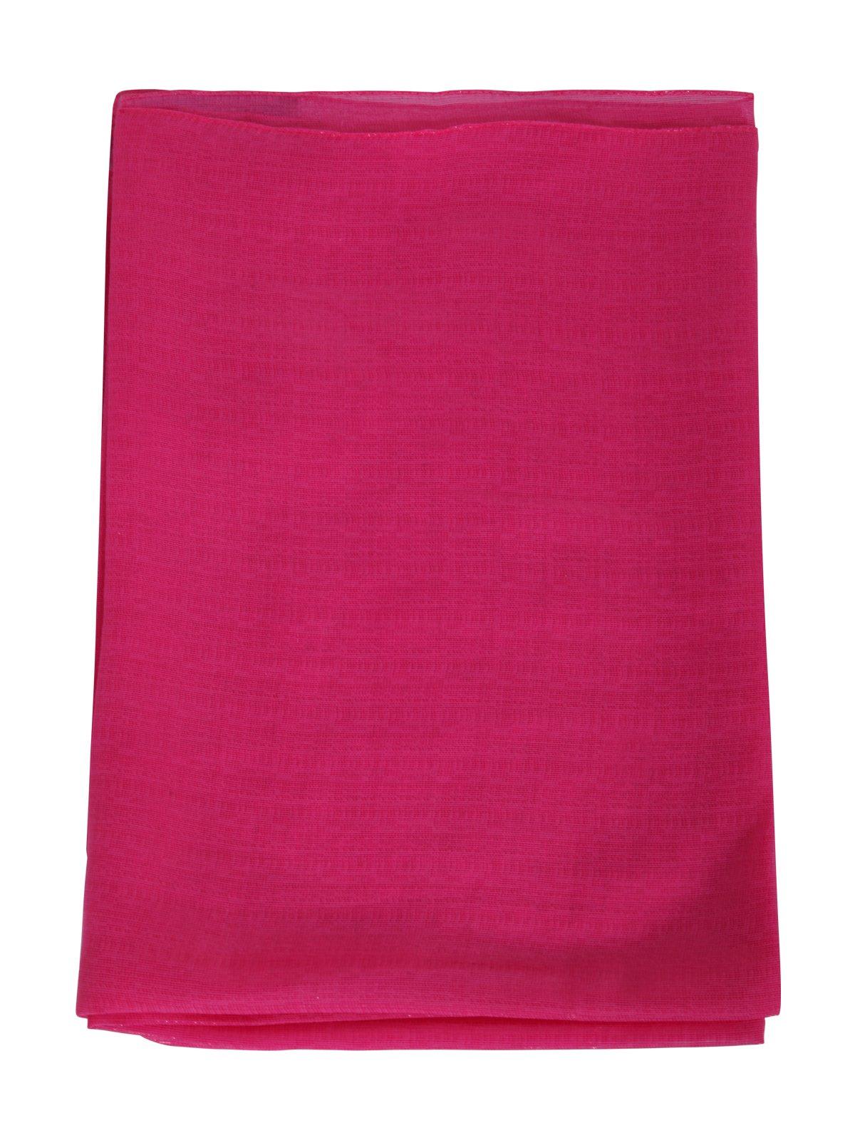 Emporio Armani Pleated Scarf In Fucsia Esotico