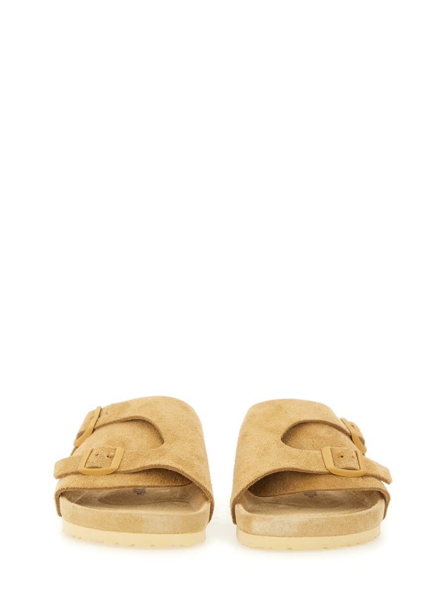 Shop Birkenstock Sandal Zürich In Beige