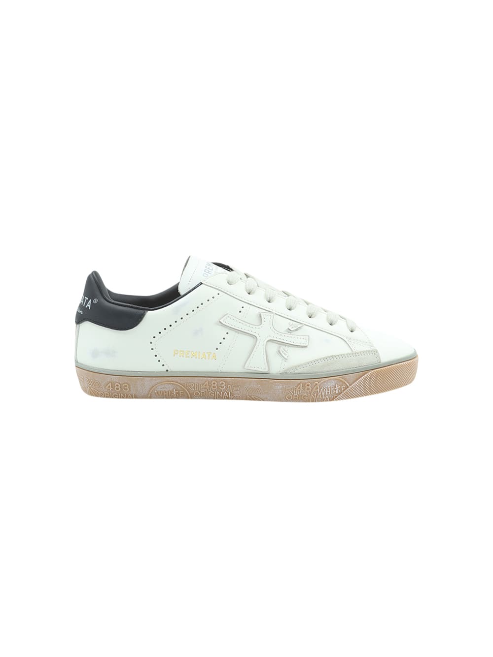 Shop Premiata Sneakers Steven 6977  In White