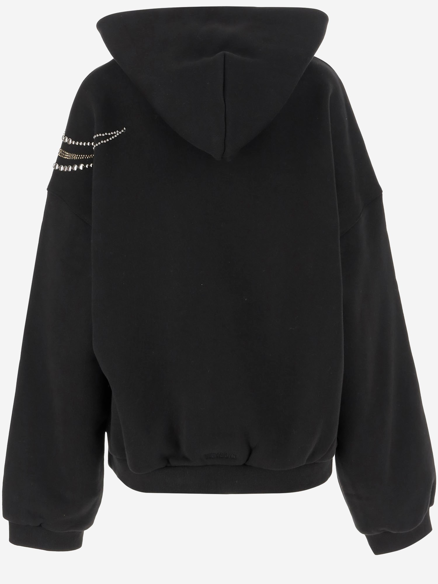We11 Done We11done Embellished Zipped Hoodie