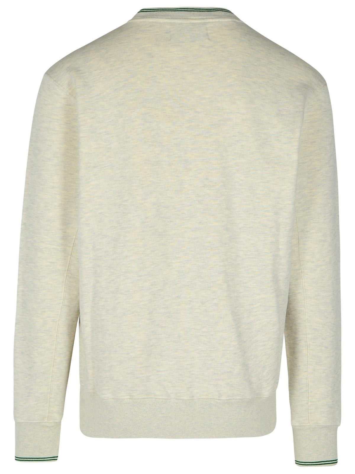 Shop Autry Grey Cotton Blend Sweatshirt In Green