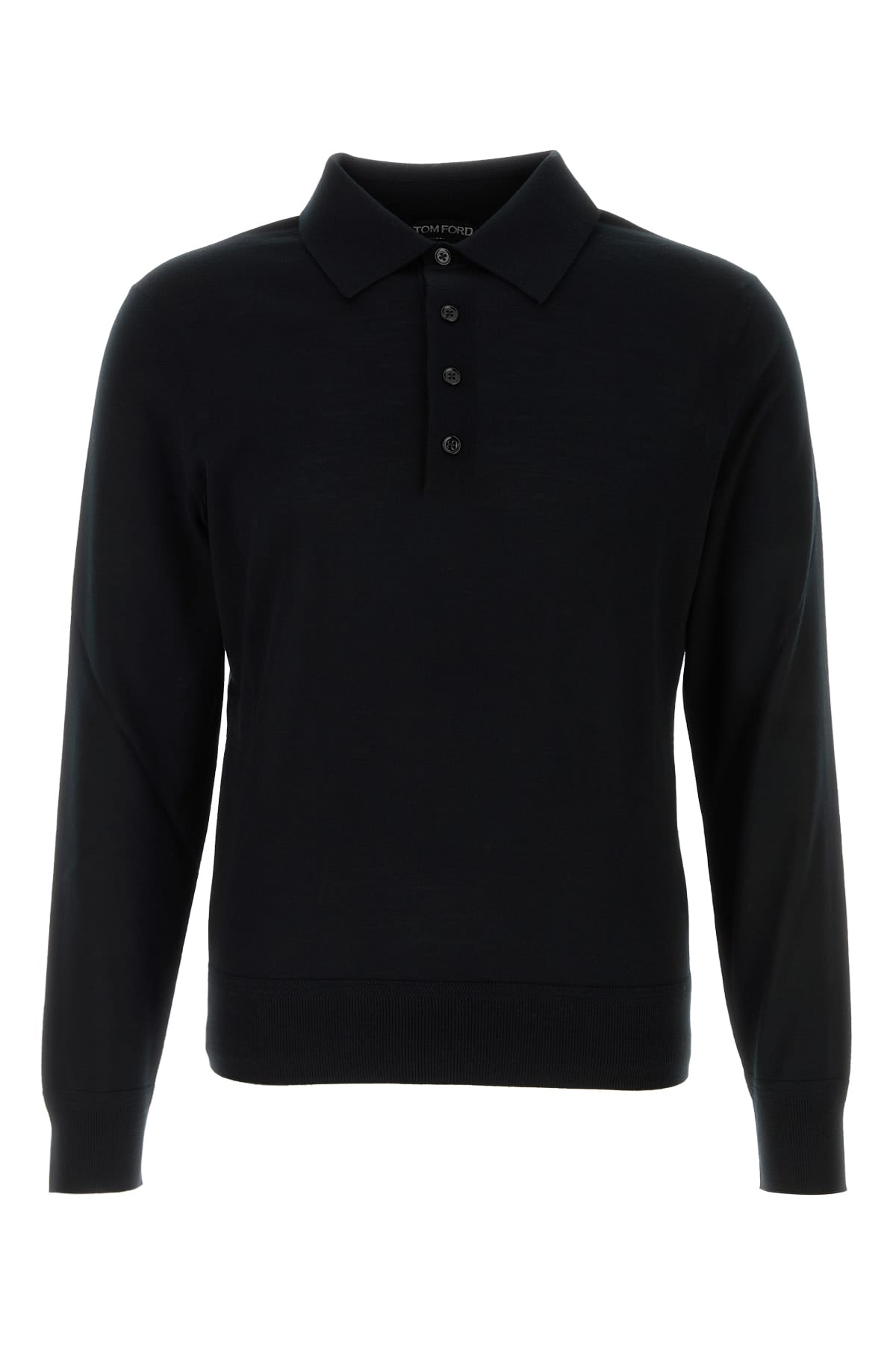 Fine Gauge Pure Wool Ls Polo