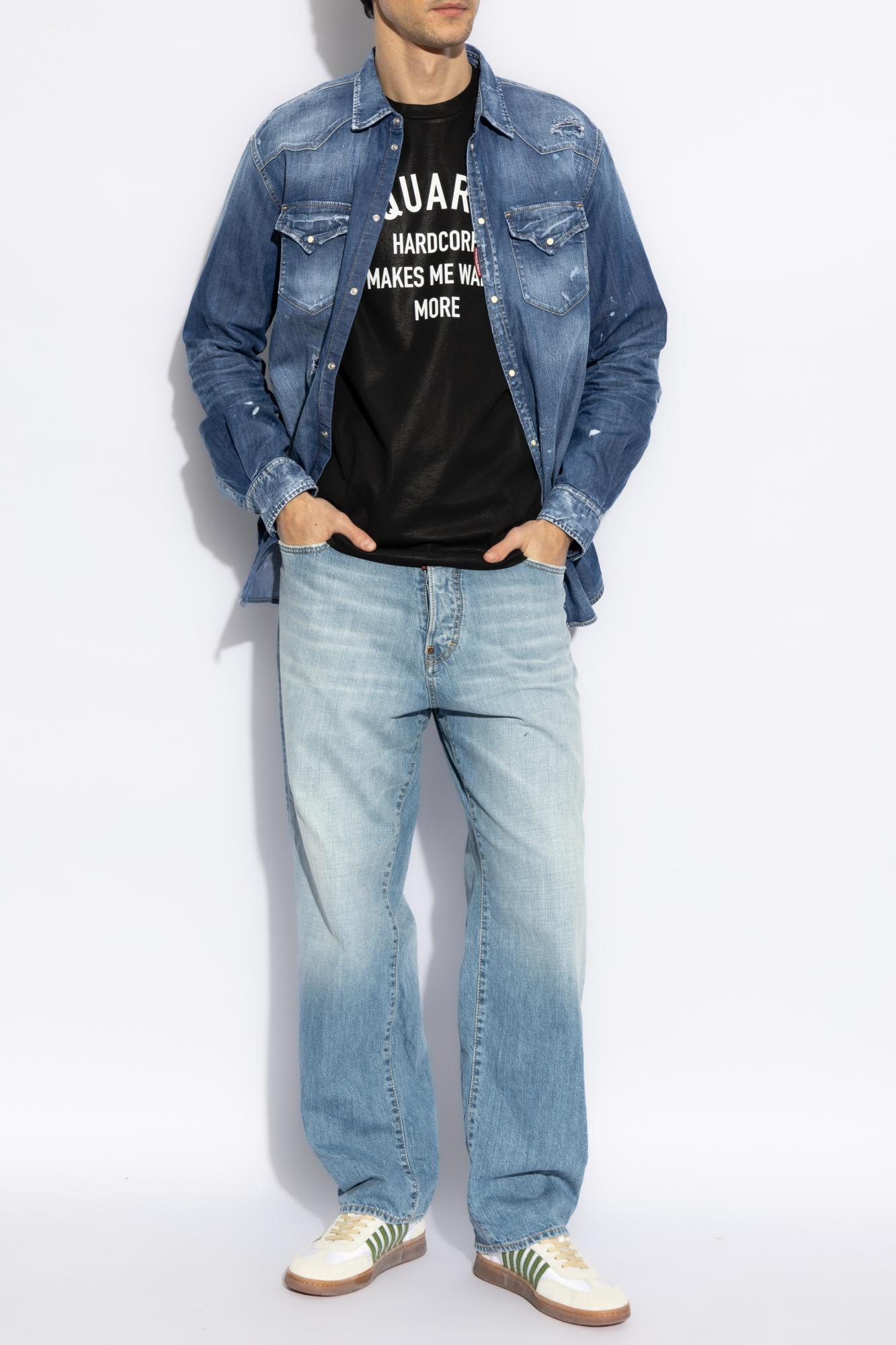 Dsquared2 Logo-print T-shirt In Black