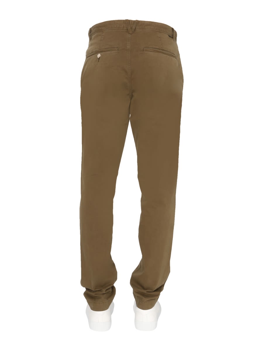 Shop Woolrich Classic Chino Trousers In Military Green