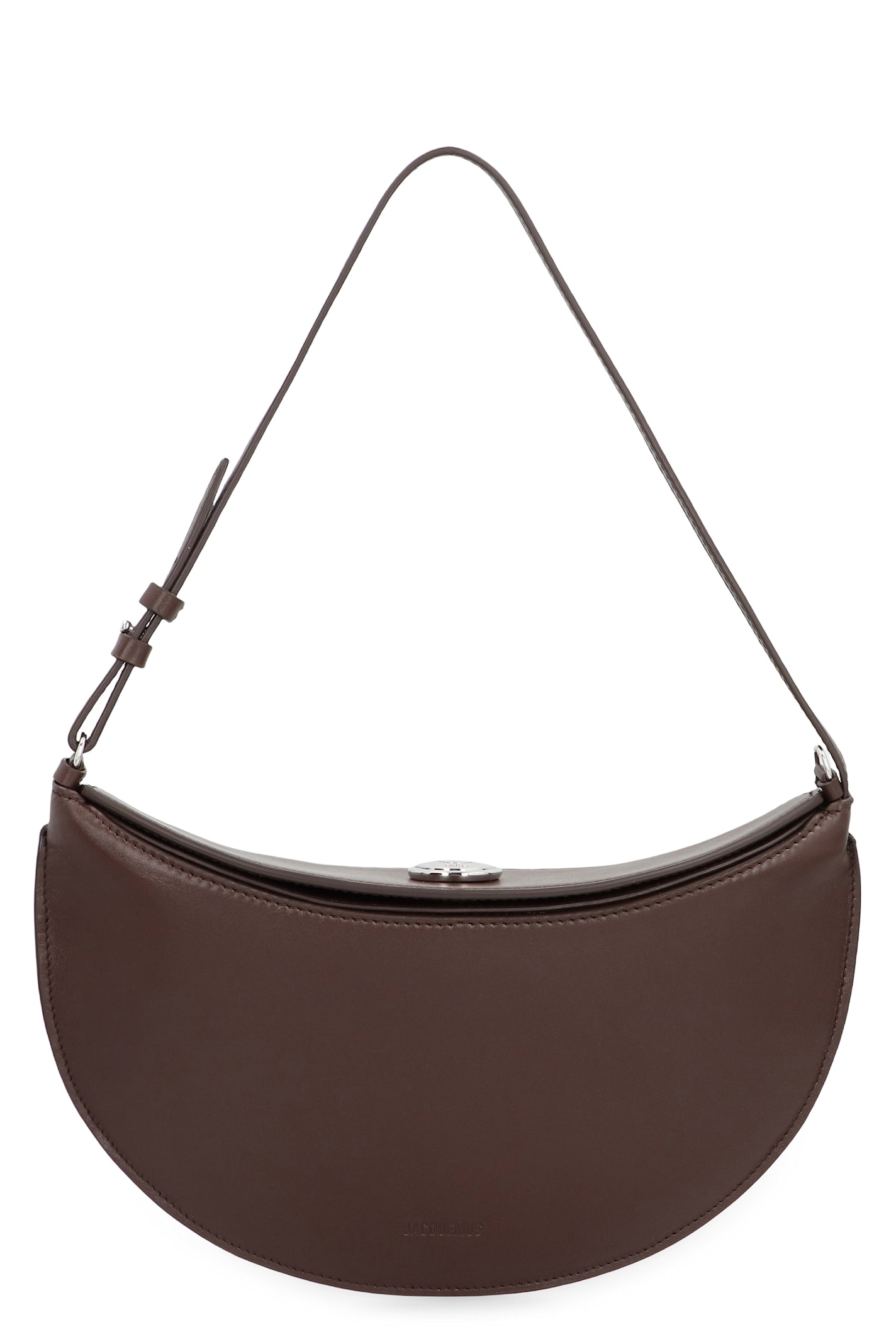 Jacquemus Decorated With A Graphic Pattern And Drawstring Closure. In Brown