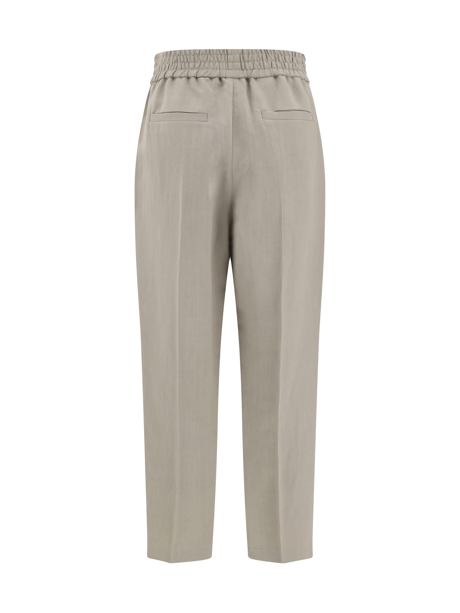 Brunello Cucinelli Cotton Trousers In Light Desert