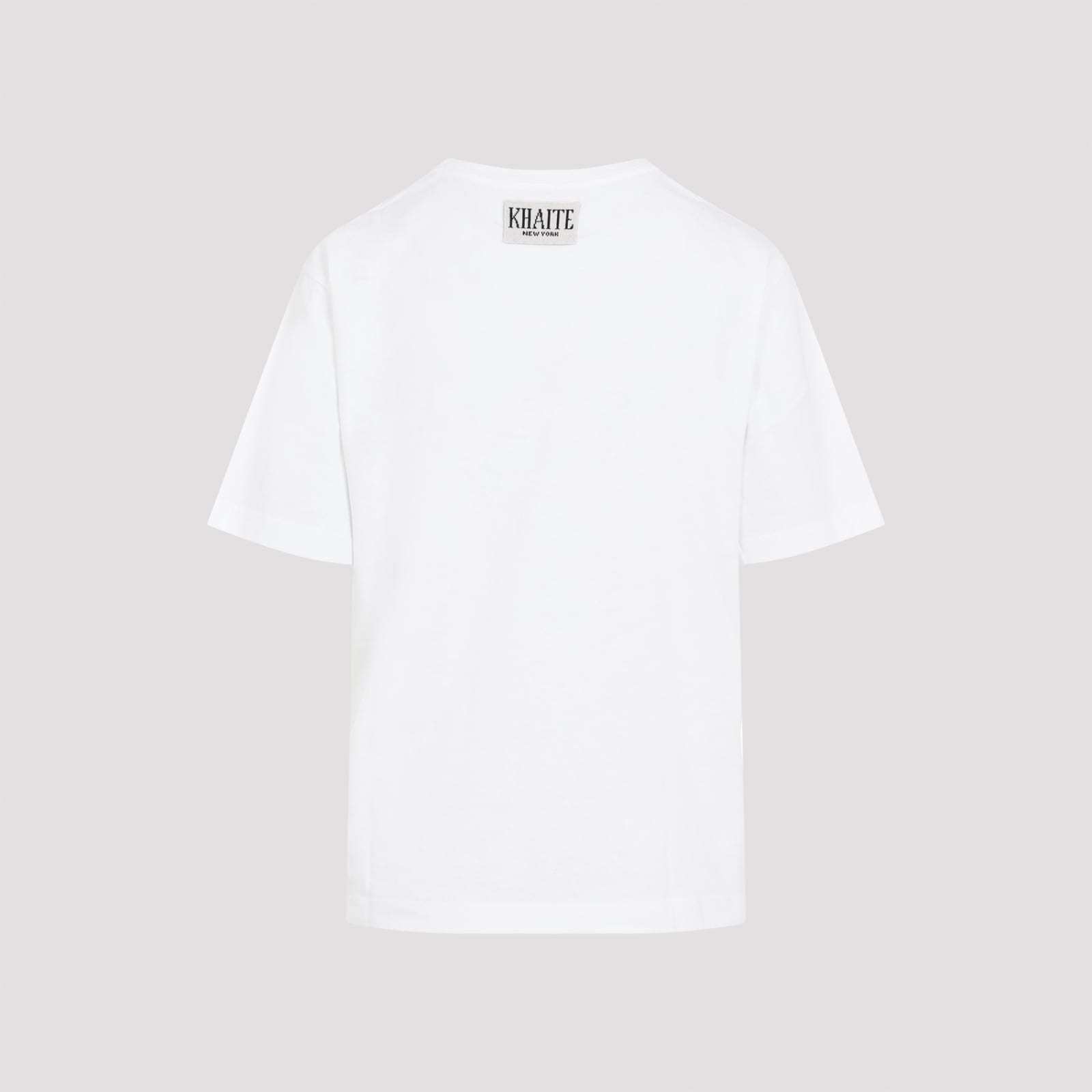 Khaite Mae Short-sleeved T-shirt In White