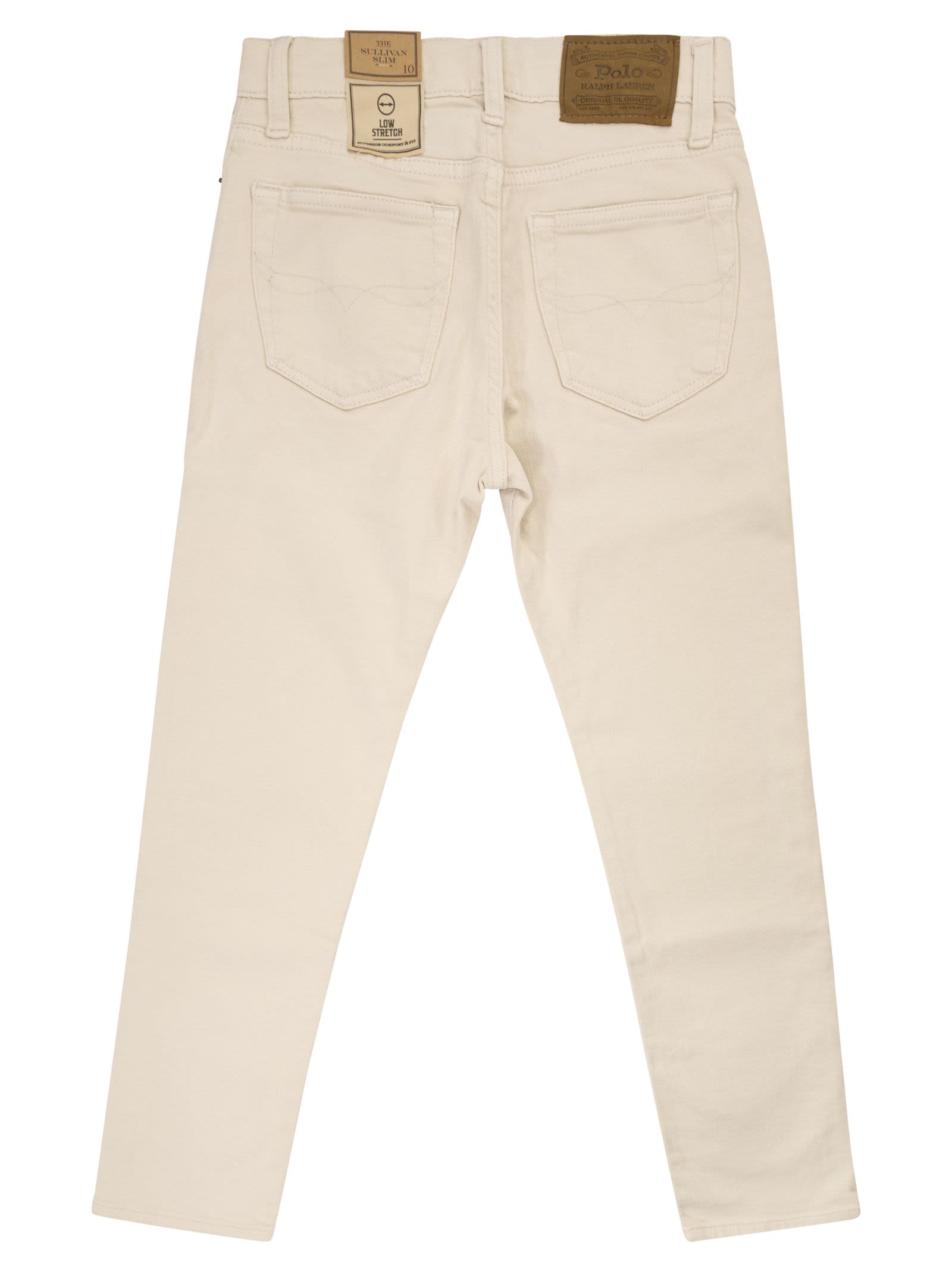 Polo Ralph Lauren Sullivan Jeans Slim Stretch In Cream