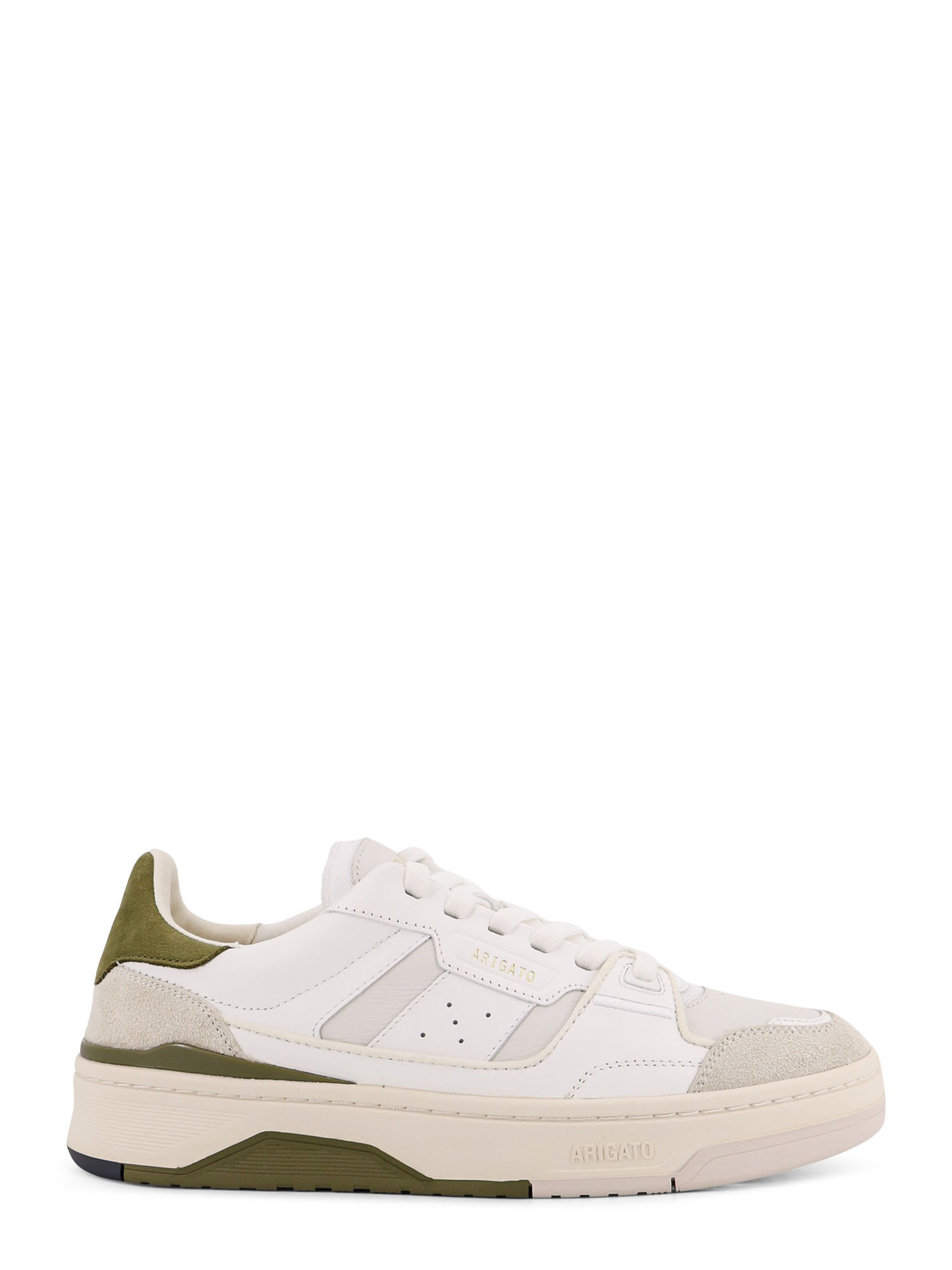Axel Arigato Caly Low-top Leather And Suede Sneakers In White