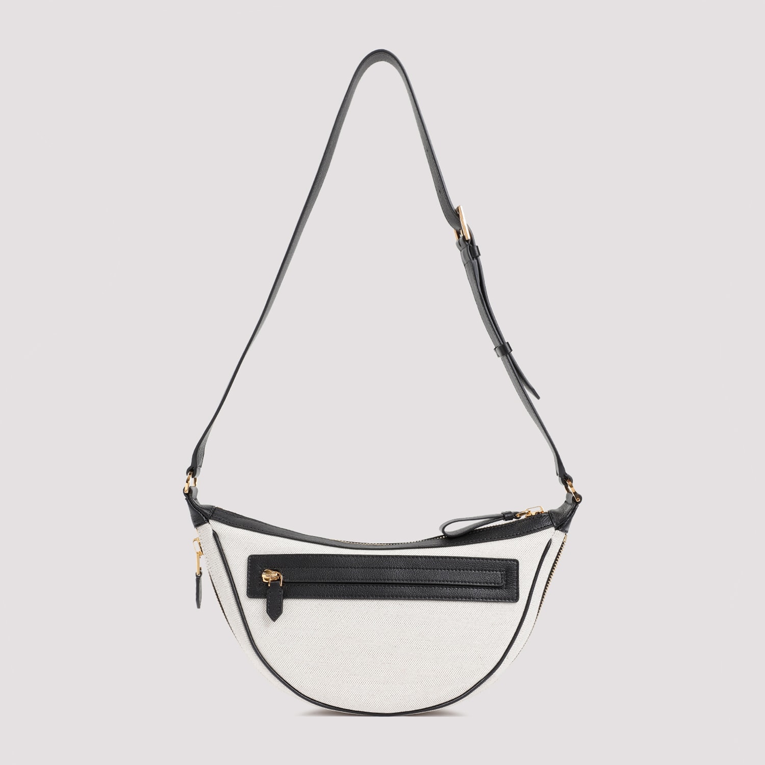 Shop Tom Ford Messenger Shoulder Strap In Rope Black