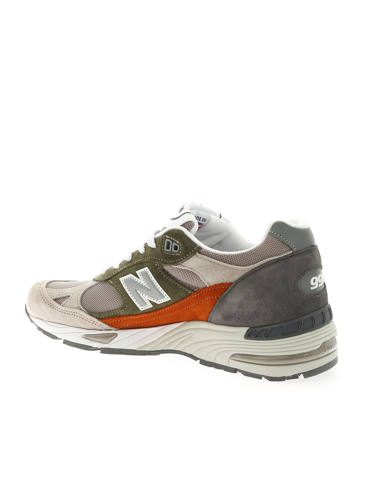 new balance 991 green orange