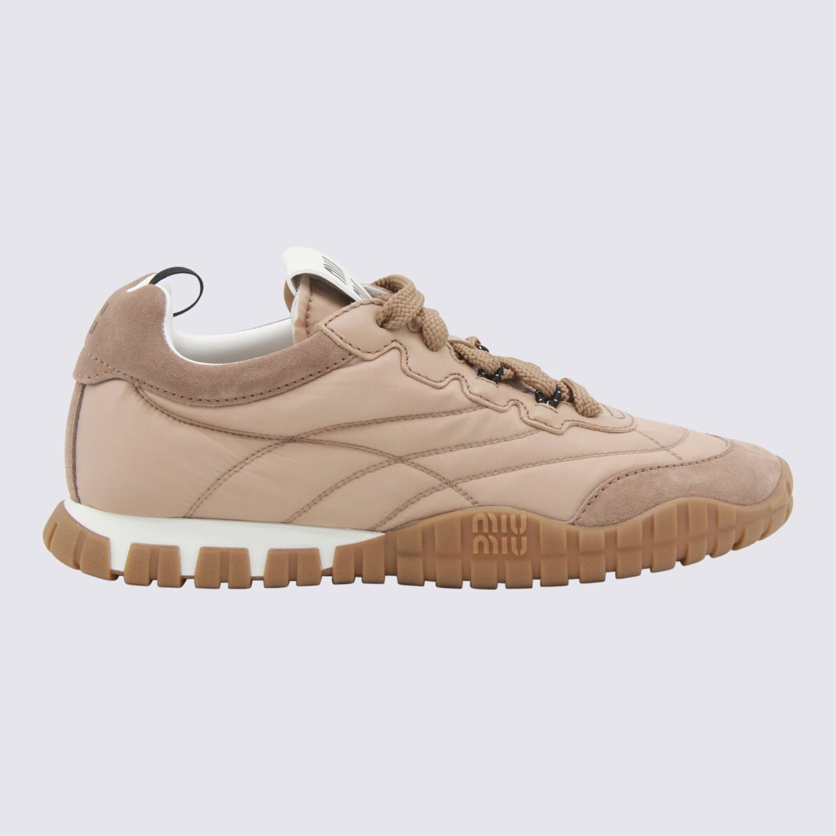Miu Miu Dark Rose Sneakers In Pink