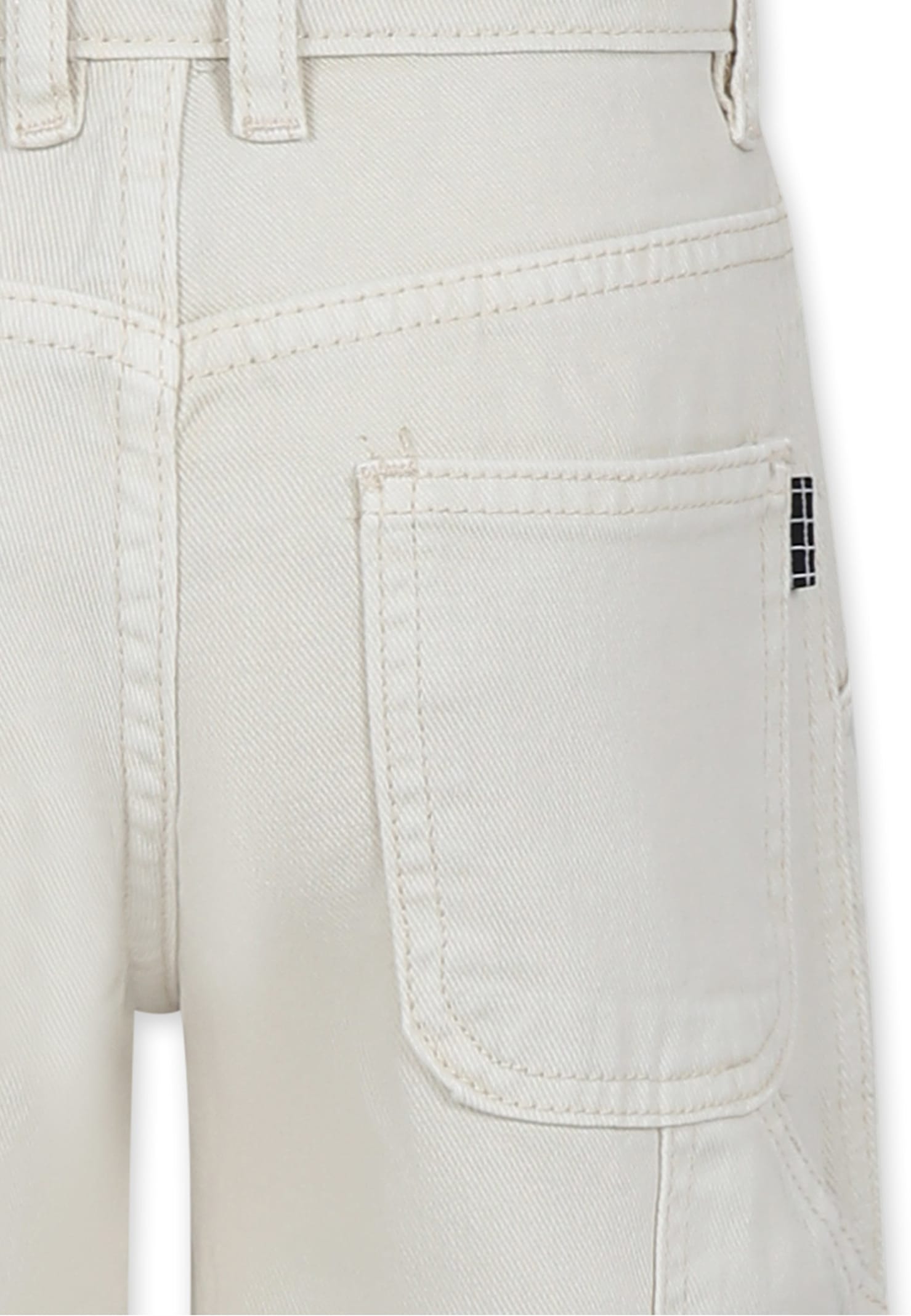 Molo Five-pocket Jeans In Ivory