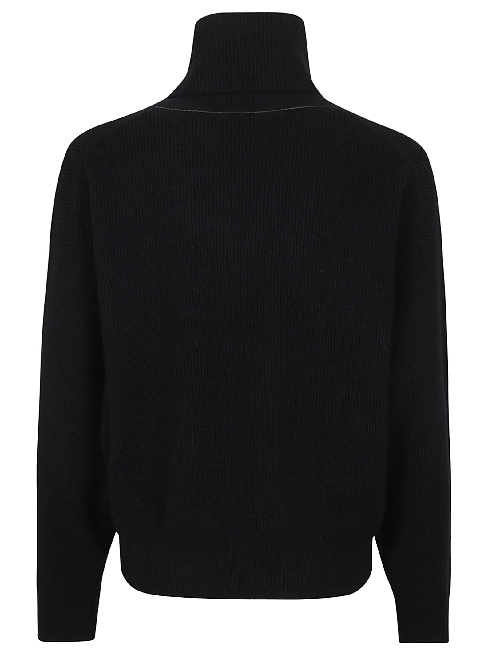 Shop Brunello Cucinelli Turtleneck In Nero