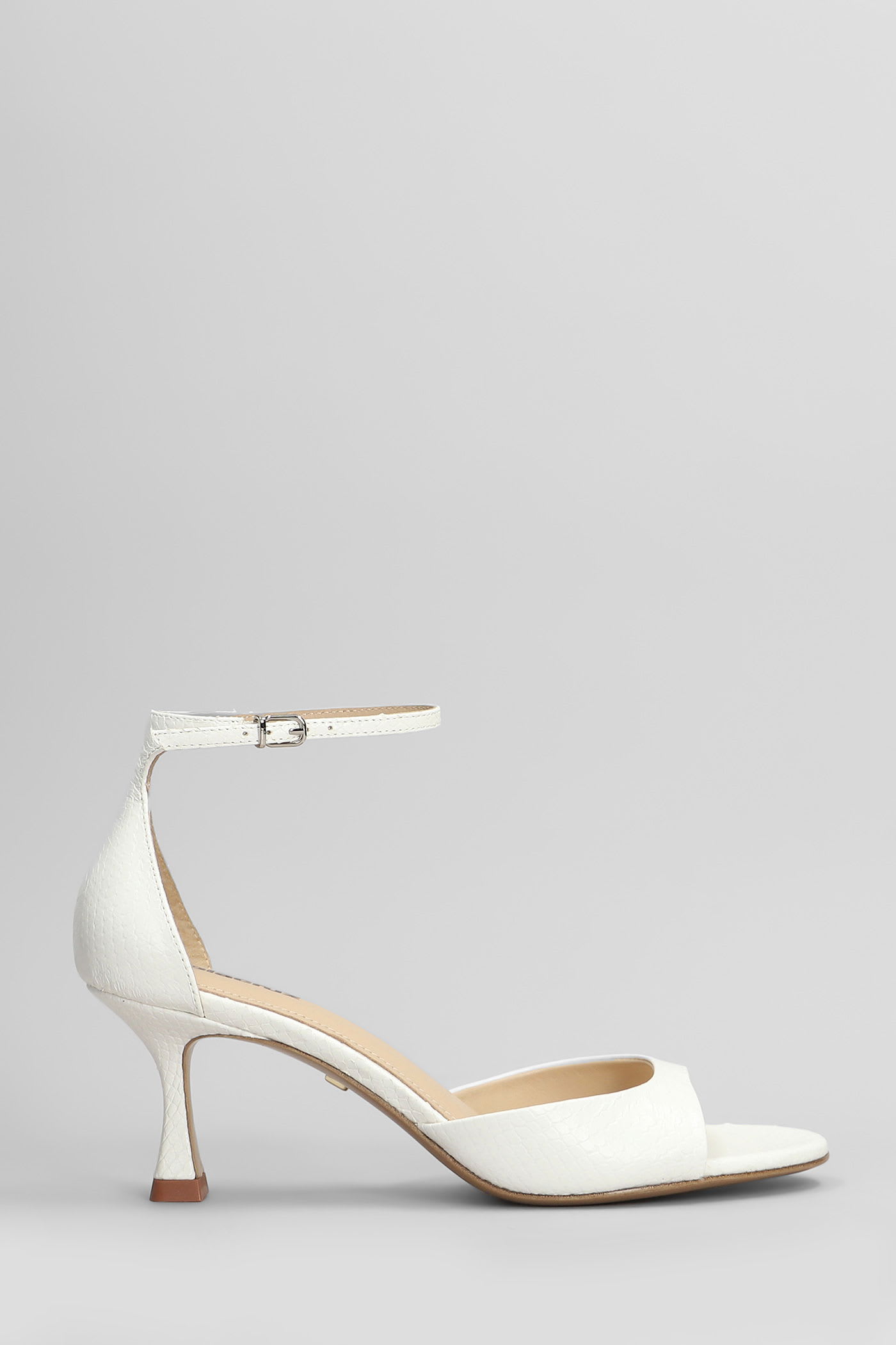 Petrina Sandals In White Leather