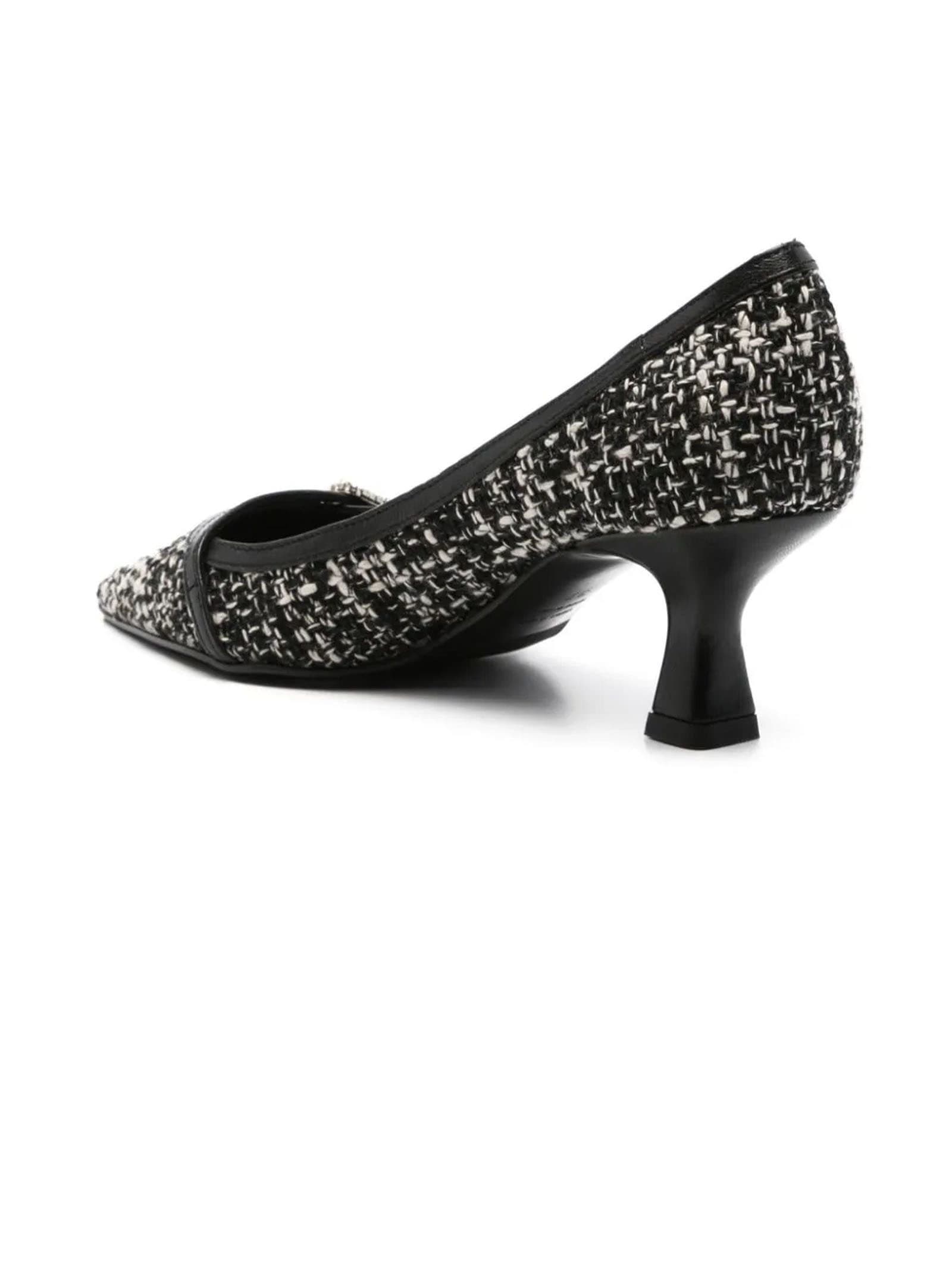 Shop Roberto Festa Black And White Jessy Pumps