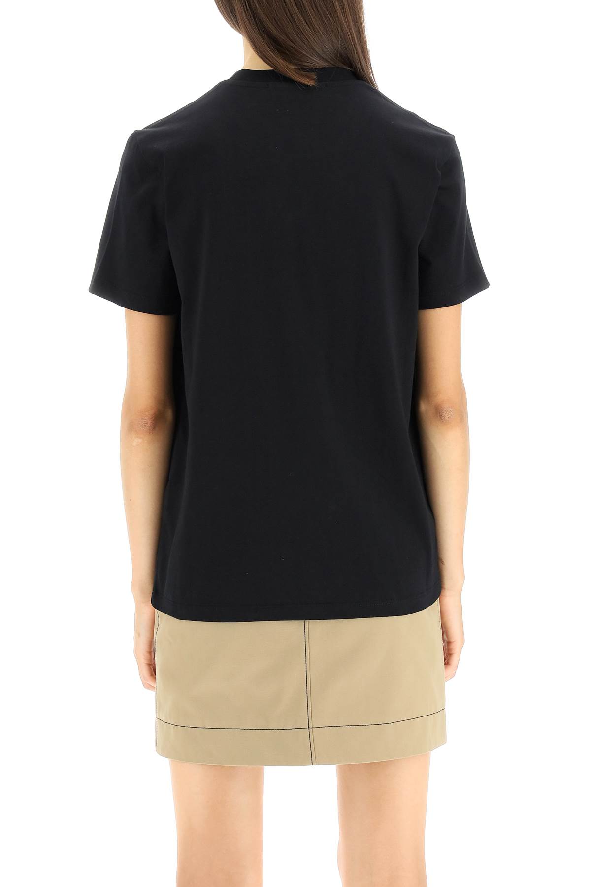 Msgm T-shirt With Logo In Black