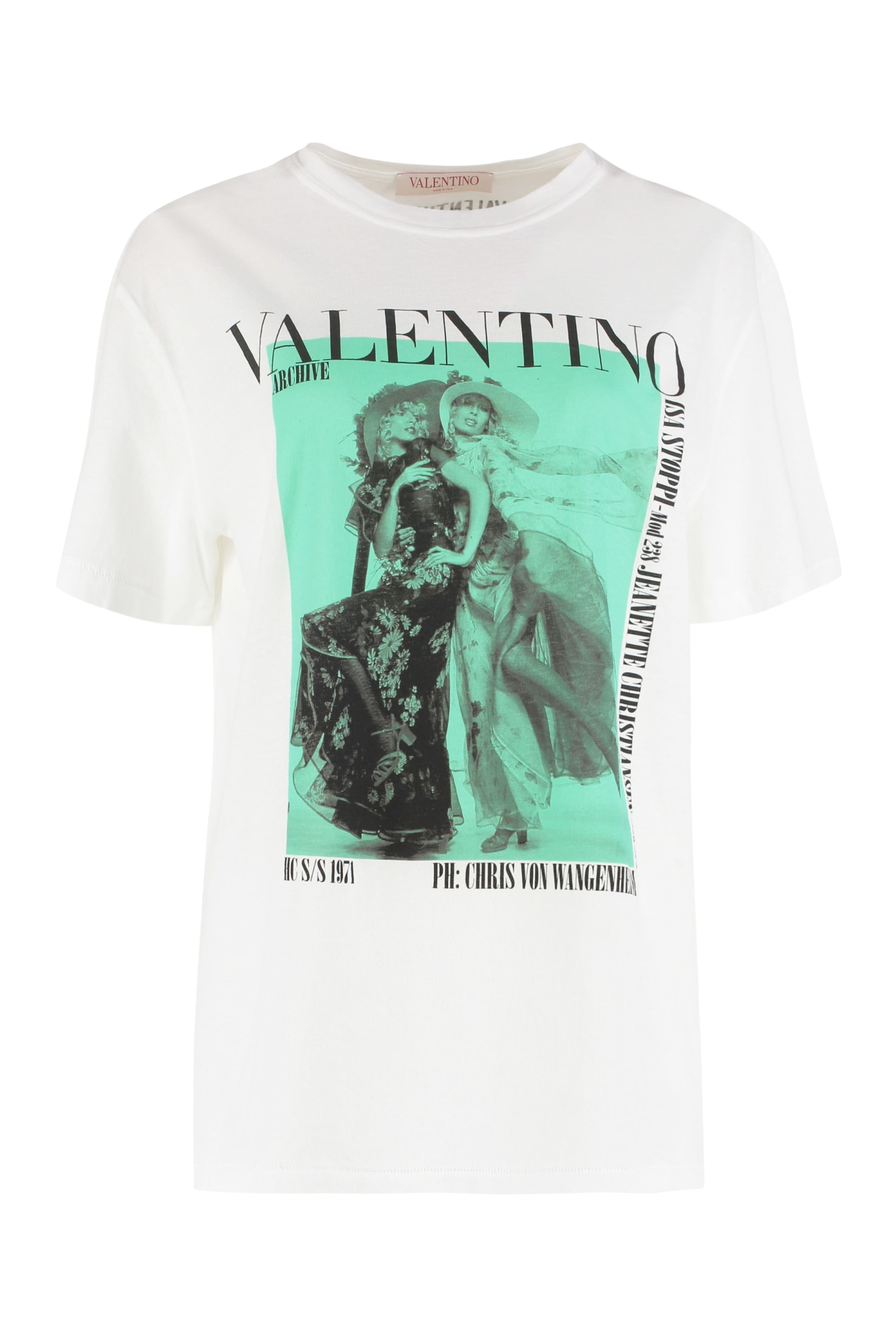 Valentino Printed Cotton T-shirt