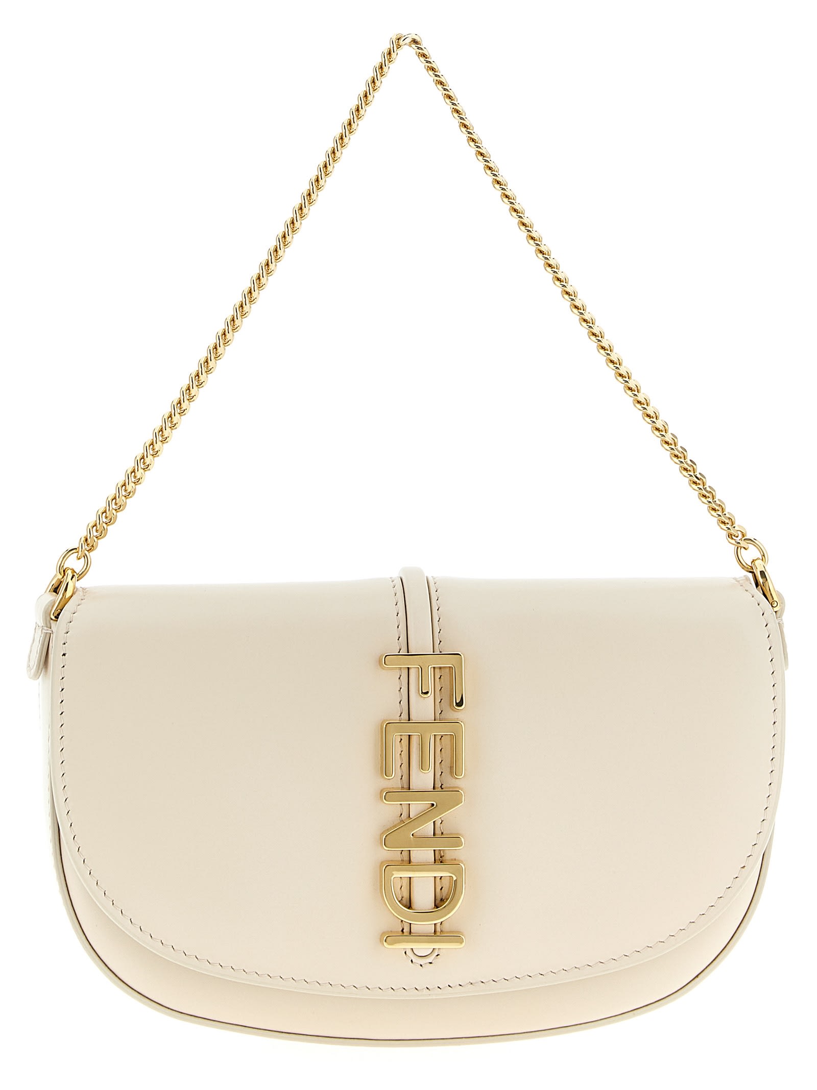 Fendi Graphy Wallet On Chain In Neutral