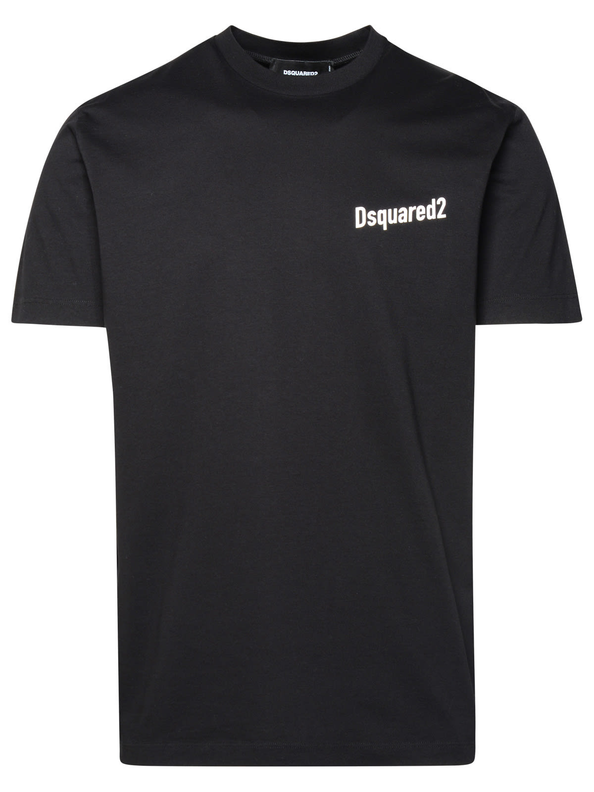 Shop Dsquared2 Black Cotton T-shirt