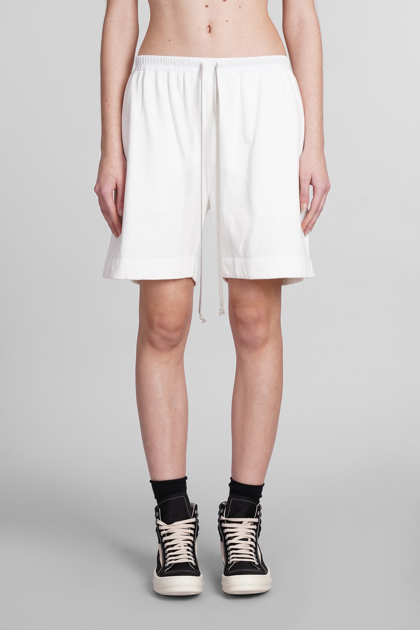 Drkshdw Boxers Shorts In White Cotton