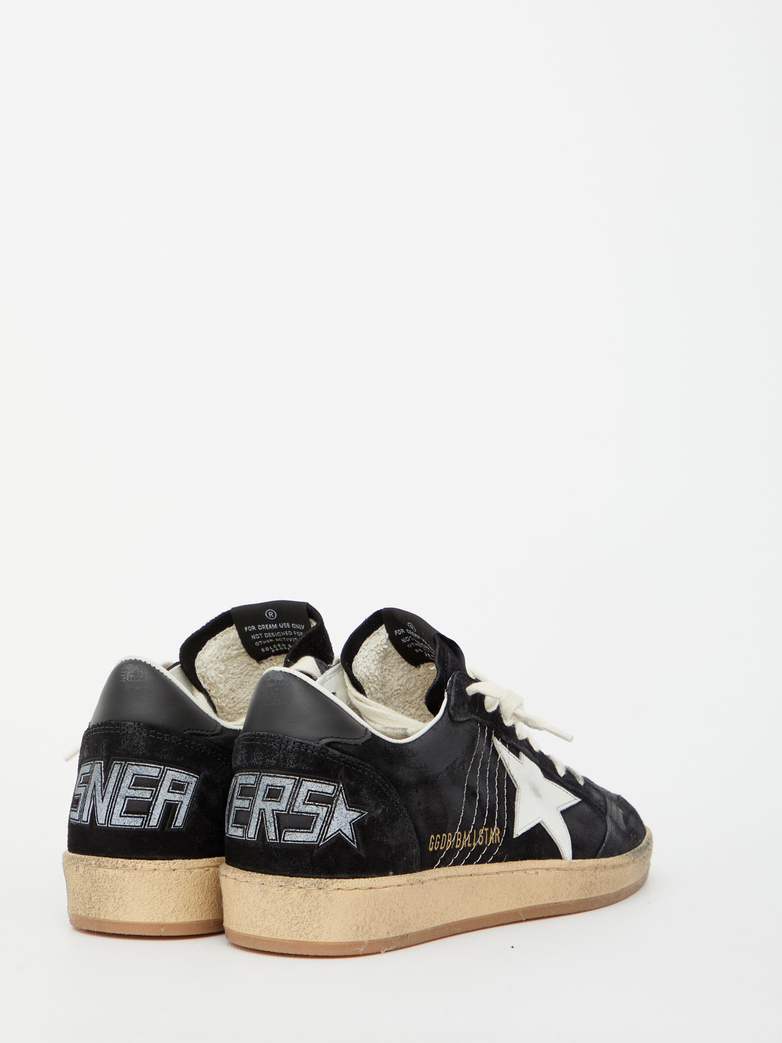 Shop Golden Goose Ball Star Sneakers In Nero