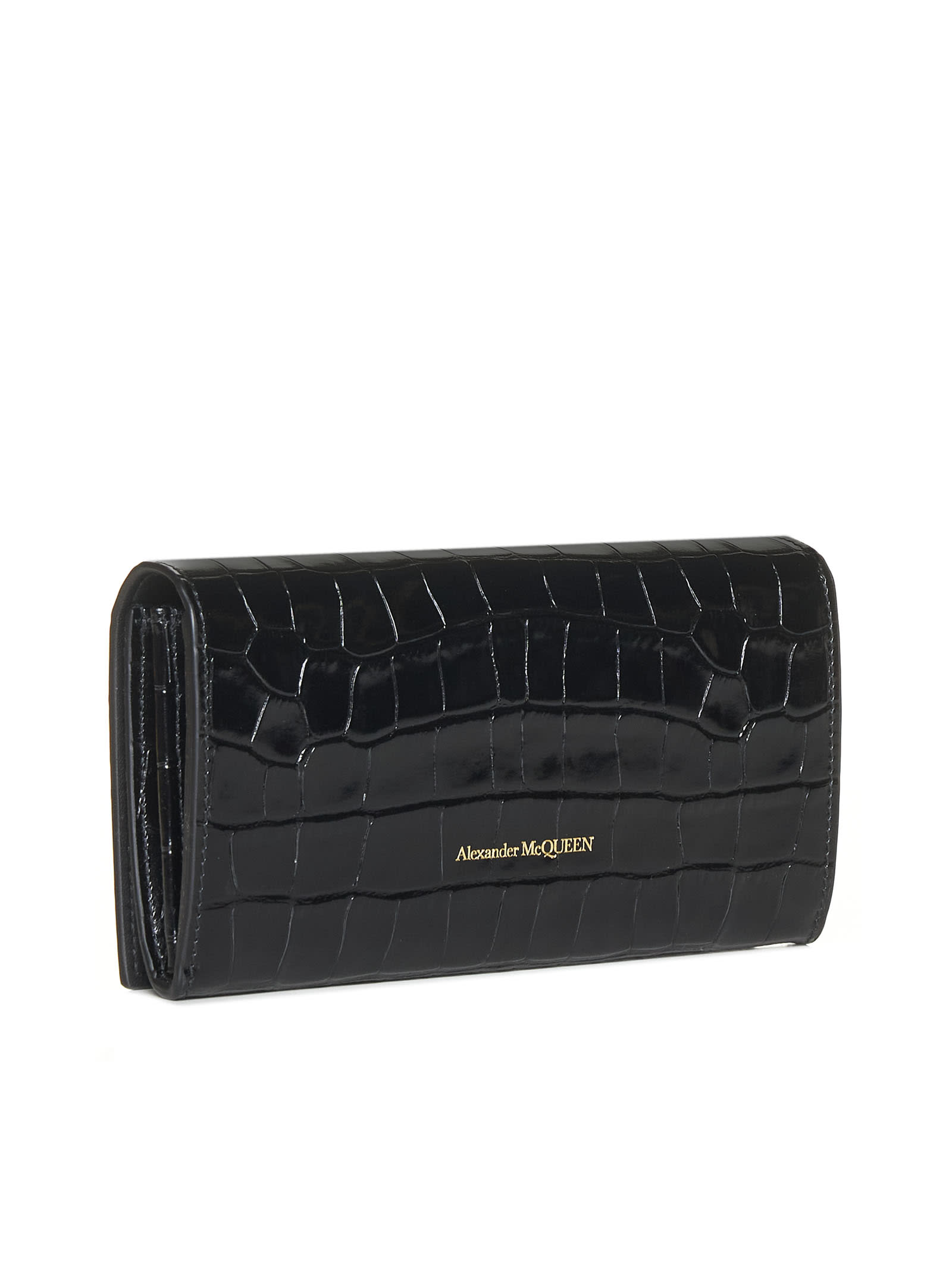 Shop Alexander Mcqueen Wallet In Black