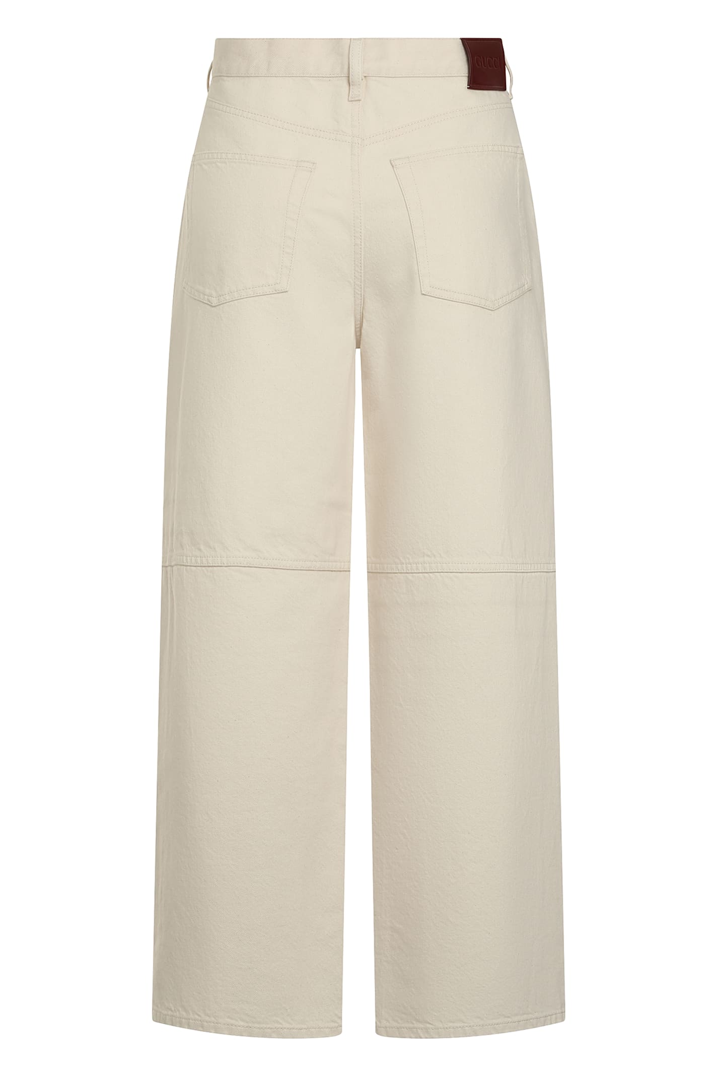 Gucci Wide-leg Jeans In Neutral