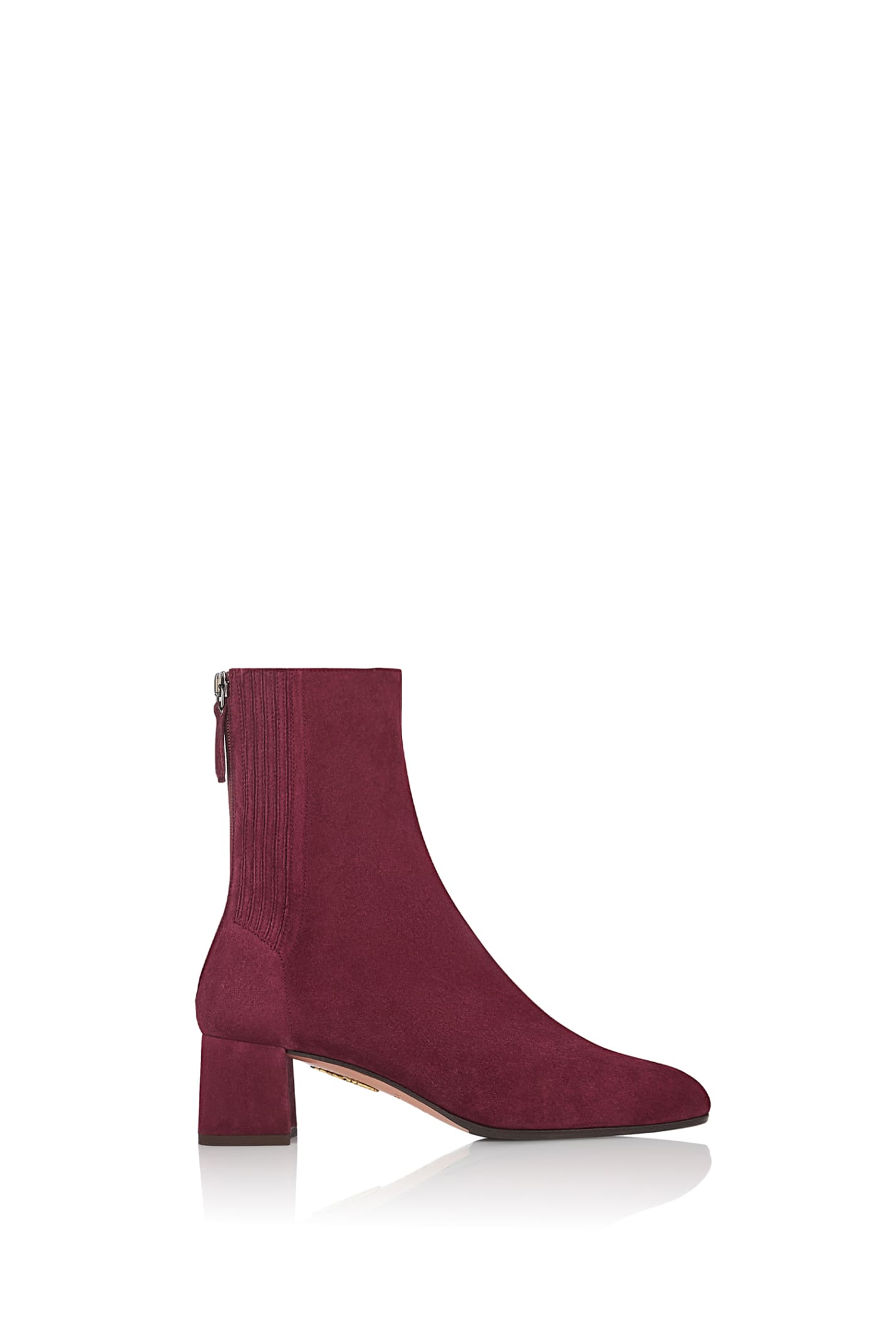 Shop Aquazzura Saint Honore Boots In Purple