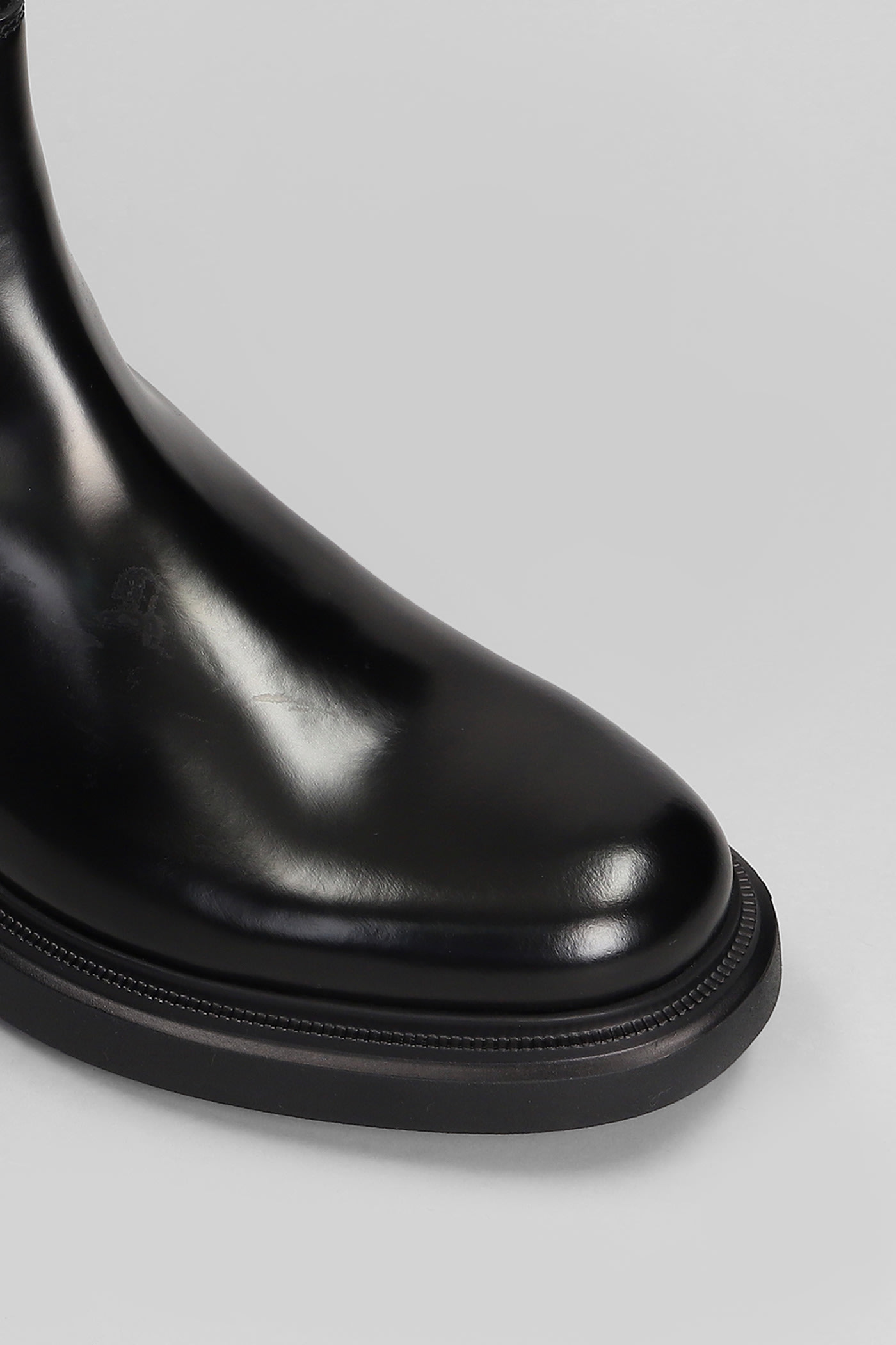 Shop Stuart Weitzman Amos Ankle Boots In Black Leather