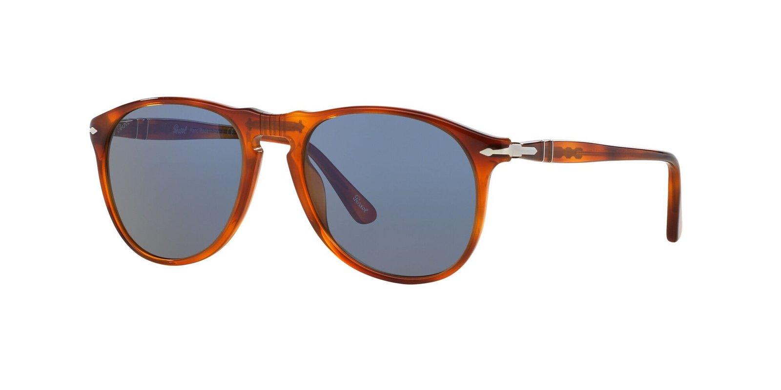 Persol Round Frame Sunglasses In Brown