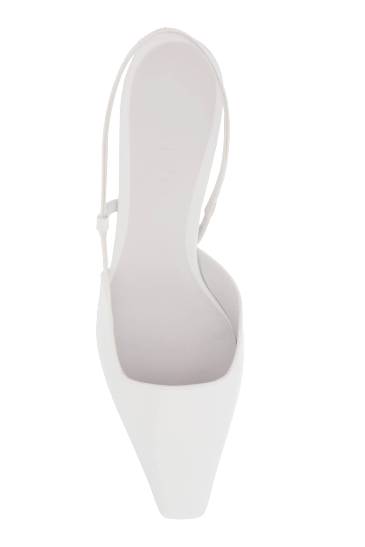 Shop 3juin Slingback Patent Leather Dã© In Patent White (white)