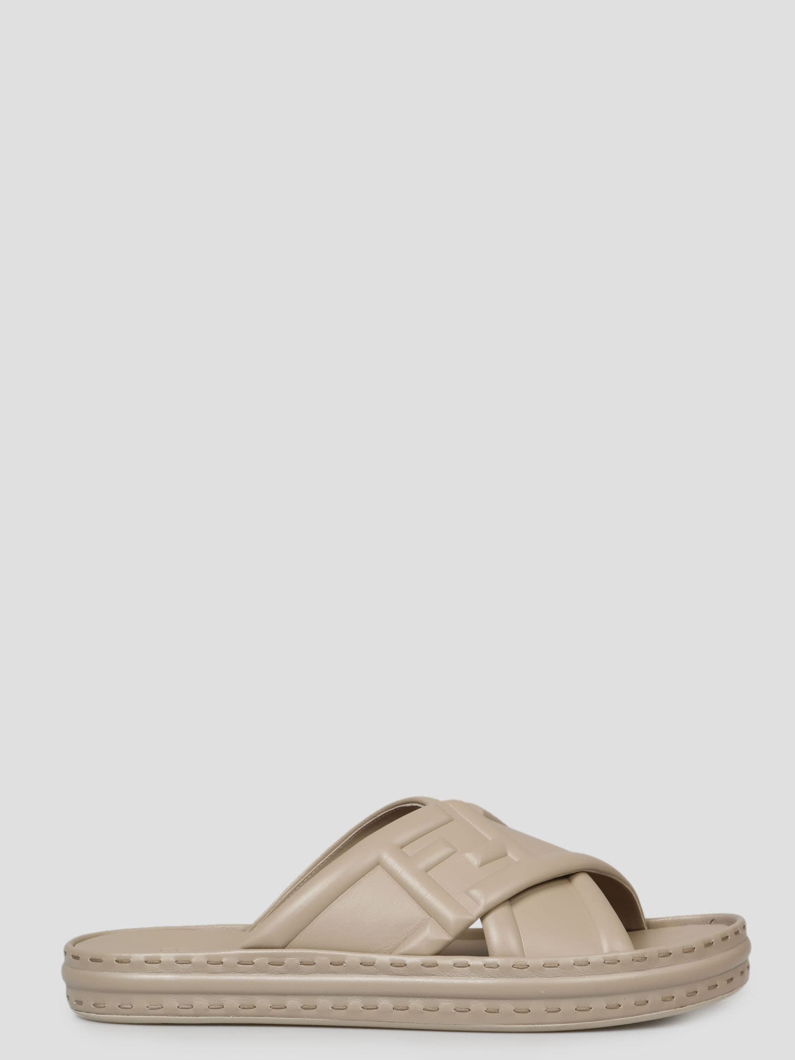 illusion ff slide sandals