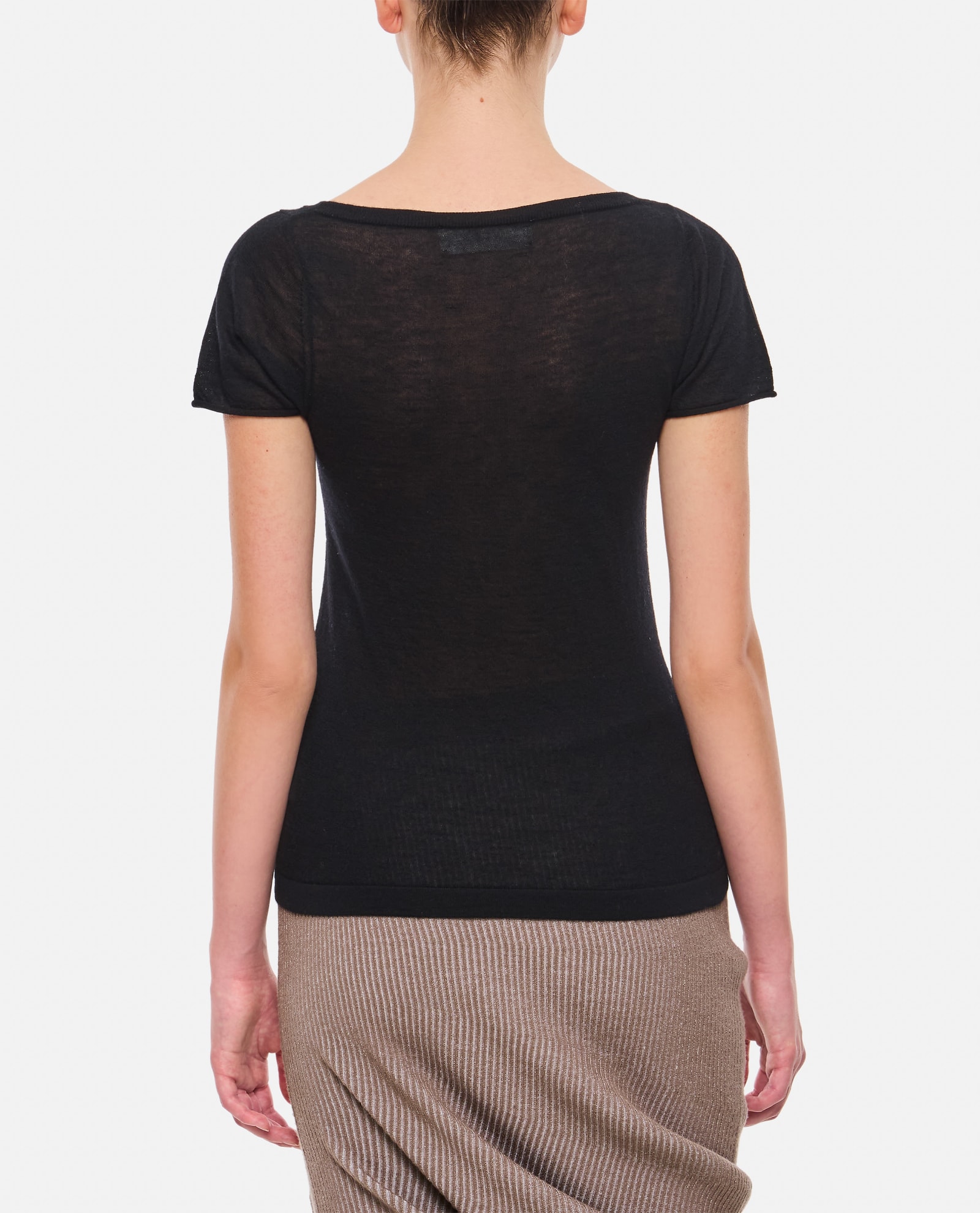 Shop Extreme Cashmere Cashmere T-shirt In Black