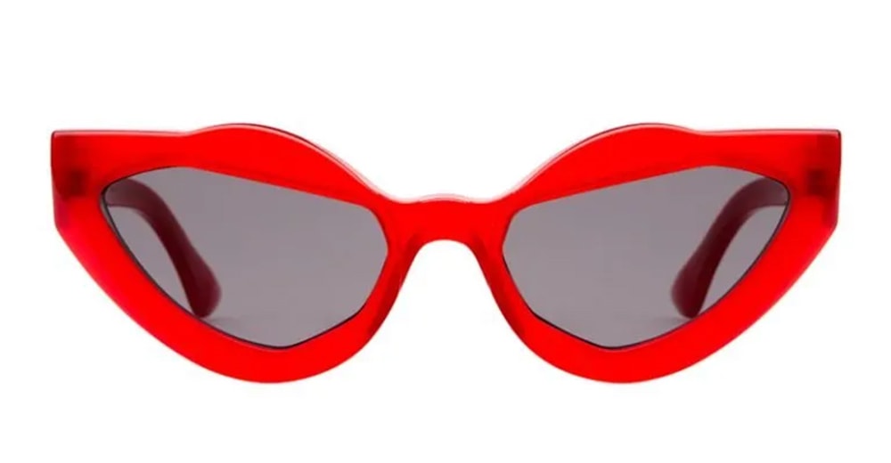 Kuboraum Maske Y8 Rd 2grey Sunglasses In Red