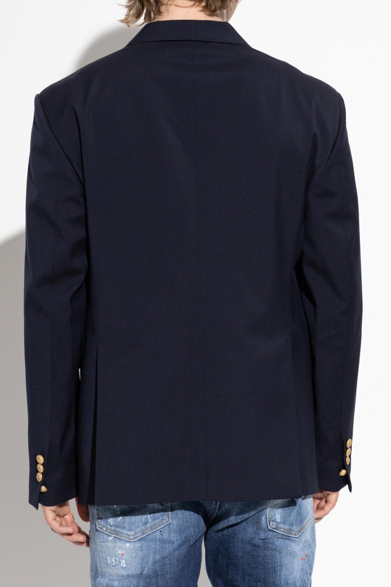 Dsquared2 Single-breasted Blazer In Blue