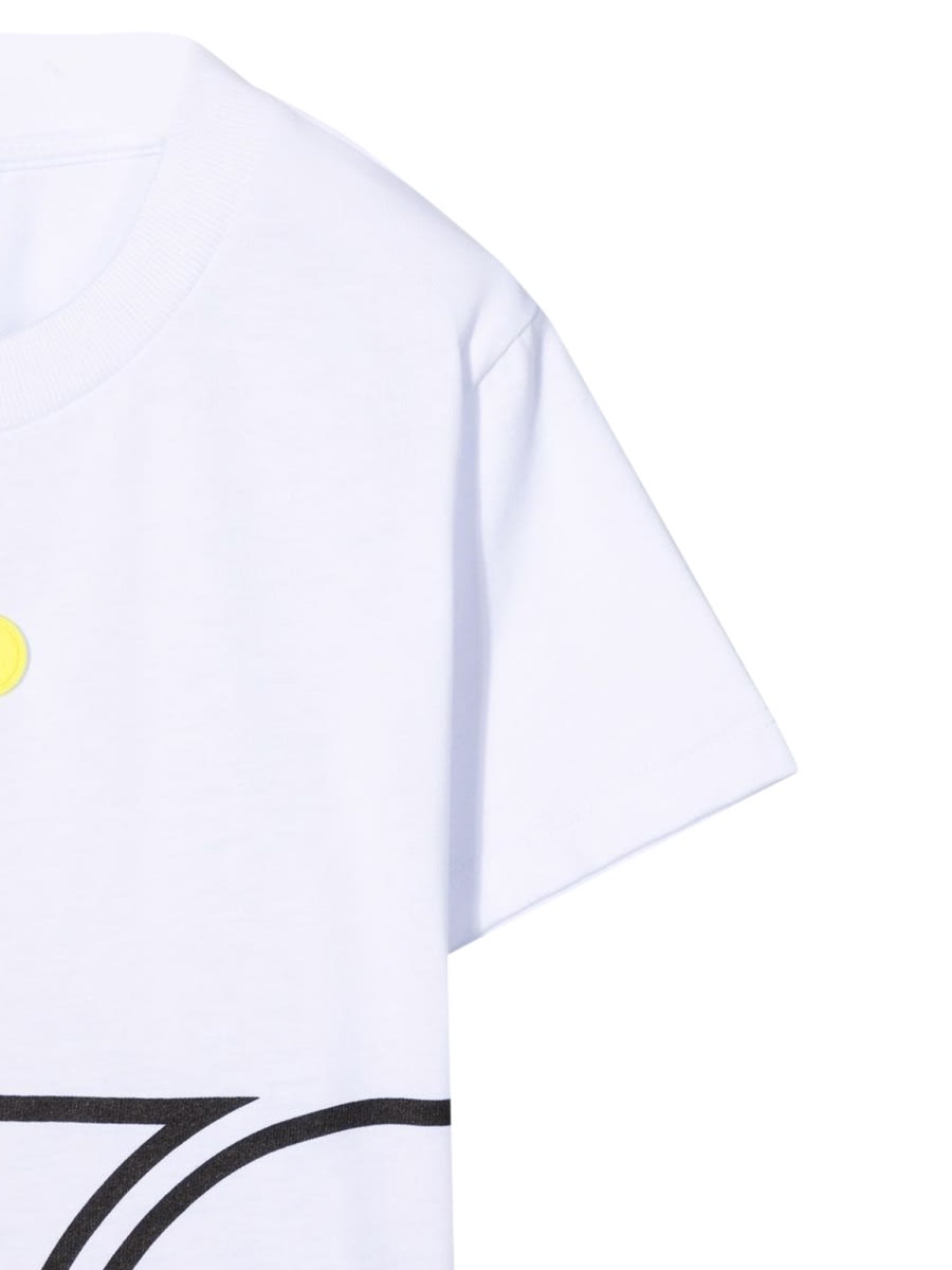 Gcds Jersey T-shirt Boy In White