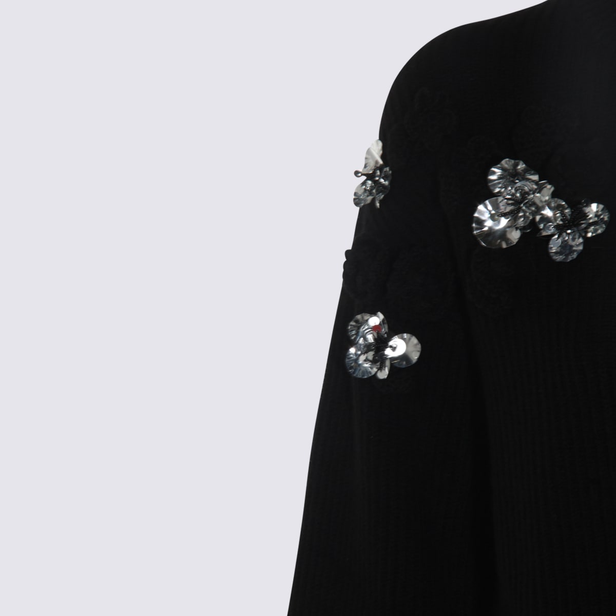 Blumarine Sweaters Blacks And Greys In Black