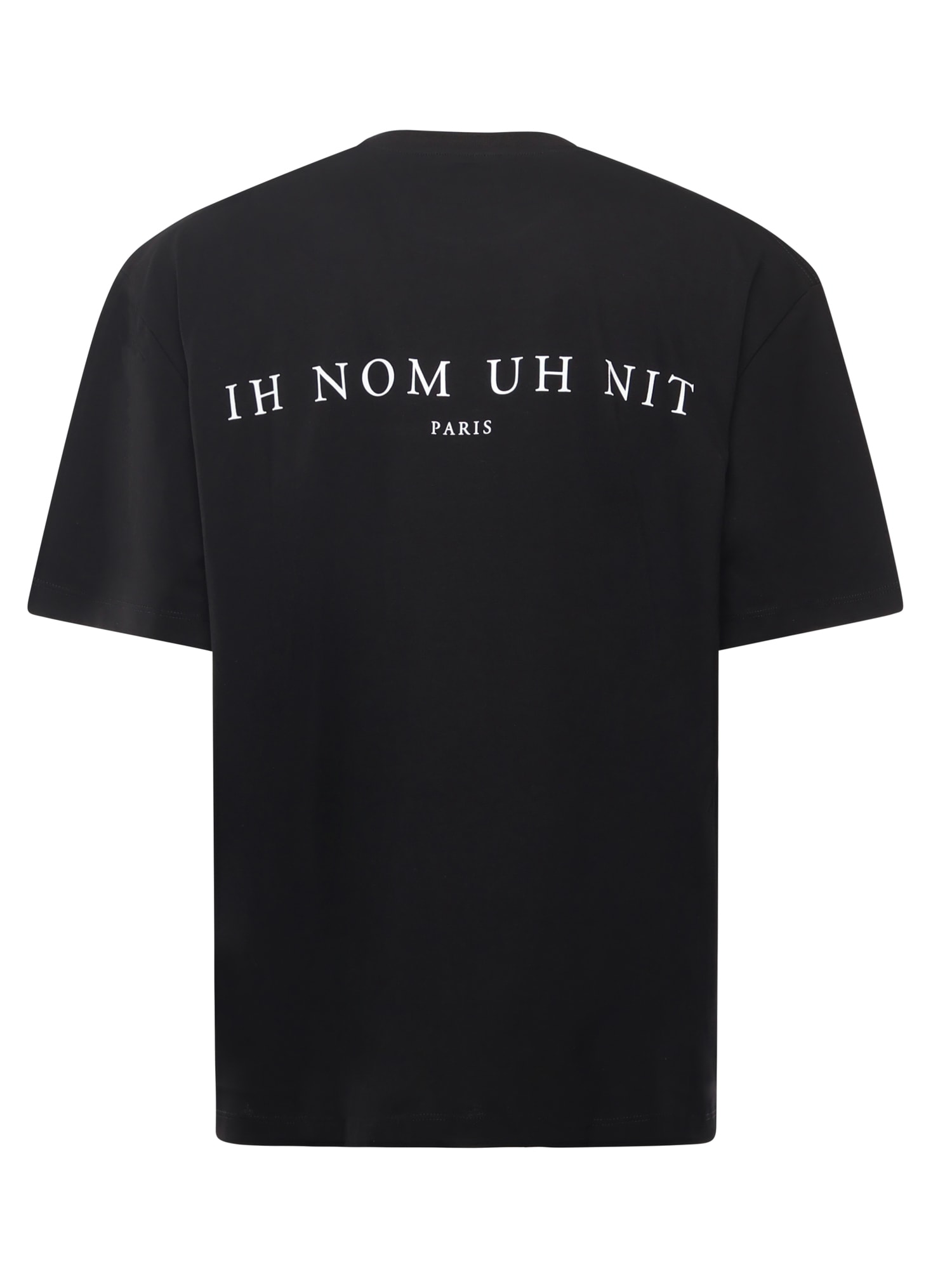 Ih Nom Uh Nit Graphic Printed Crewneck T-shirt In Black