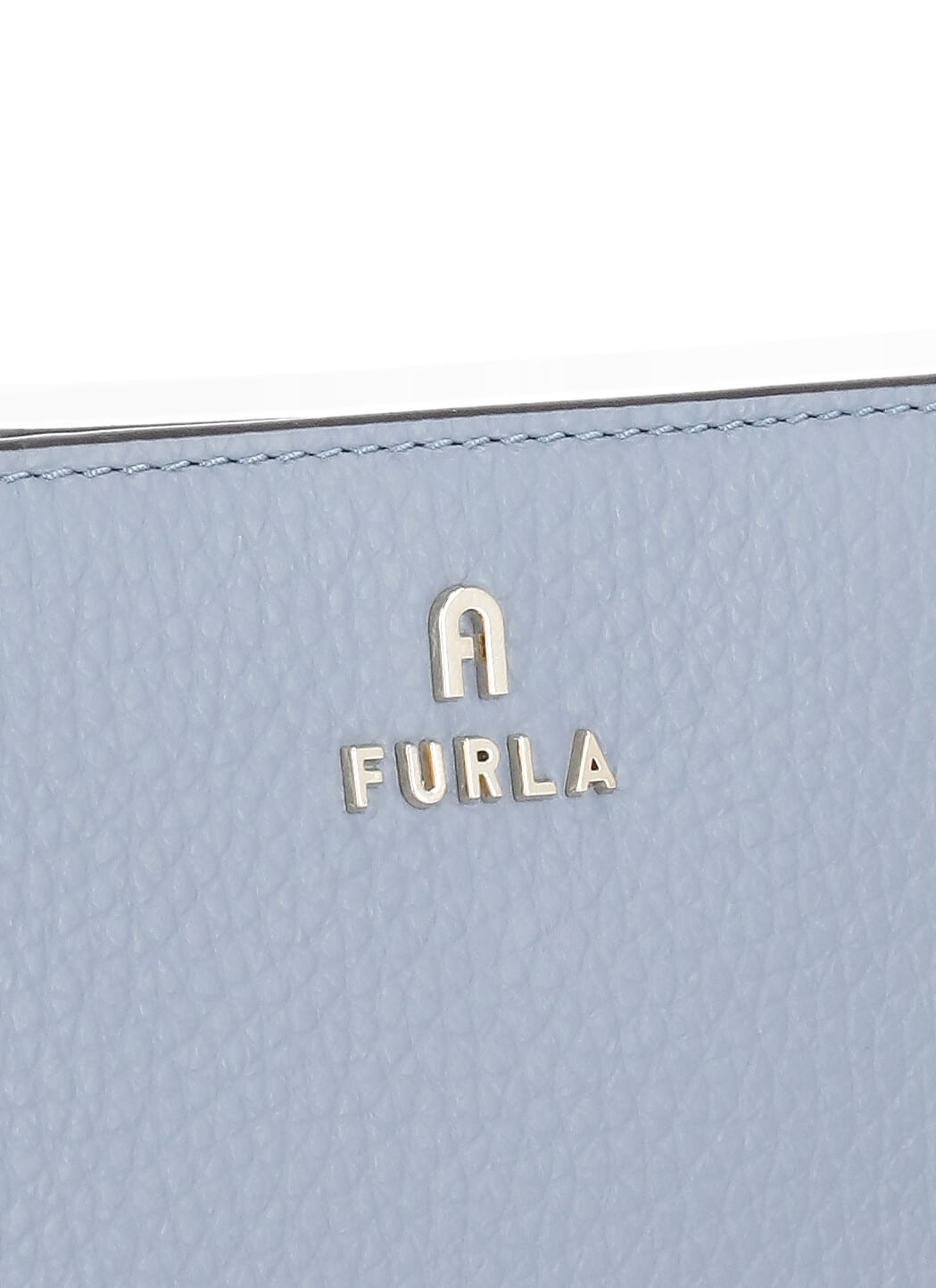 Shop Furla Camelia Wallet In Light Blue