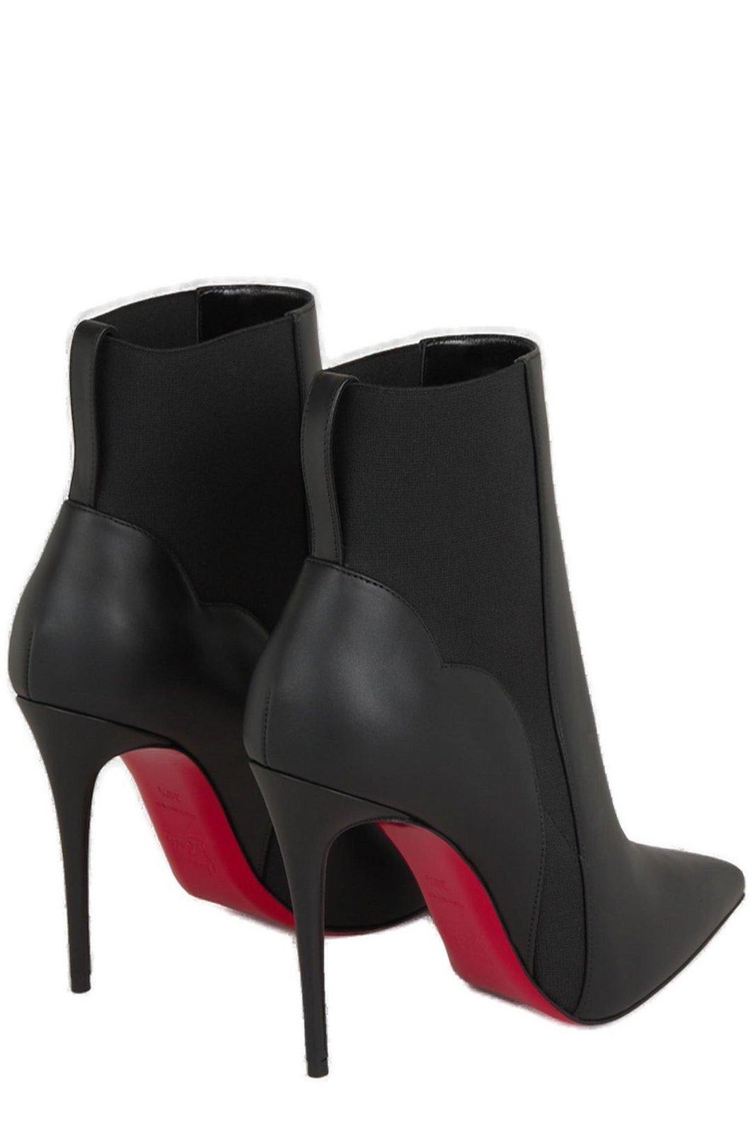 Christian Louboutin Chelsea Chick Booty Leather Boots