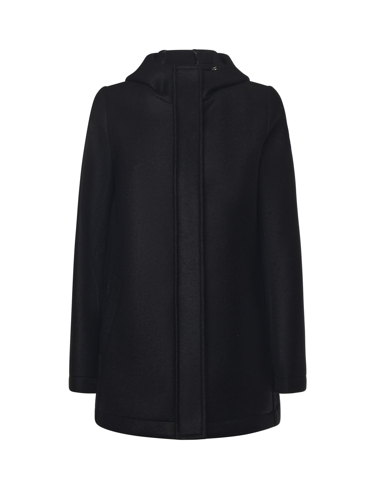Colmar Hooded Coat In Black